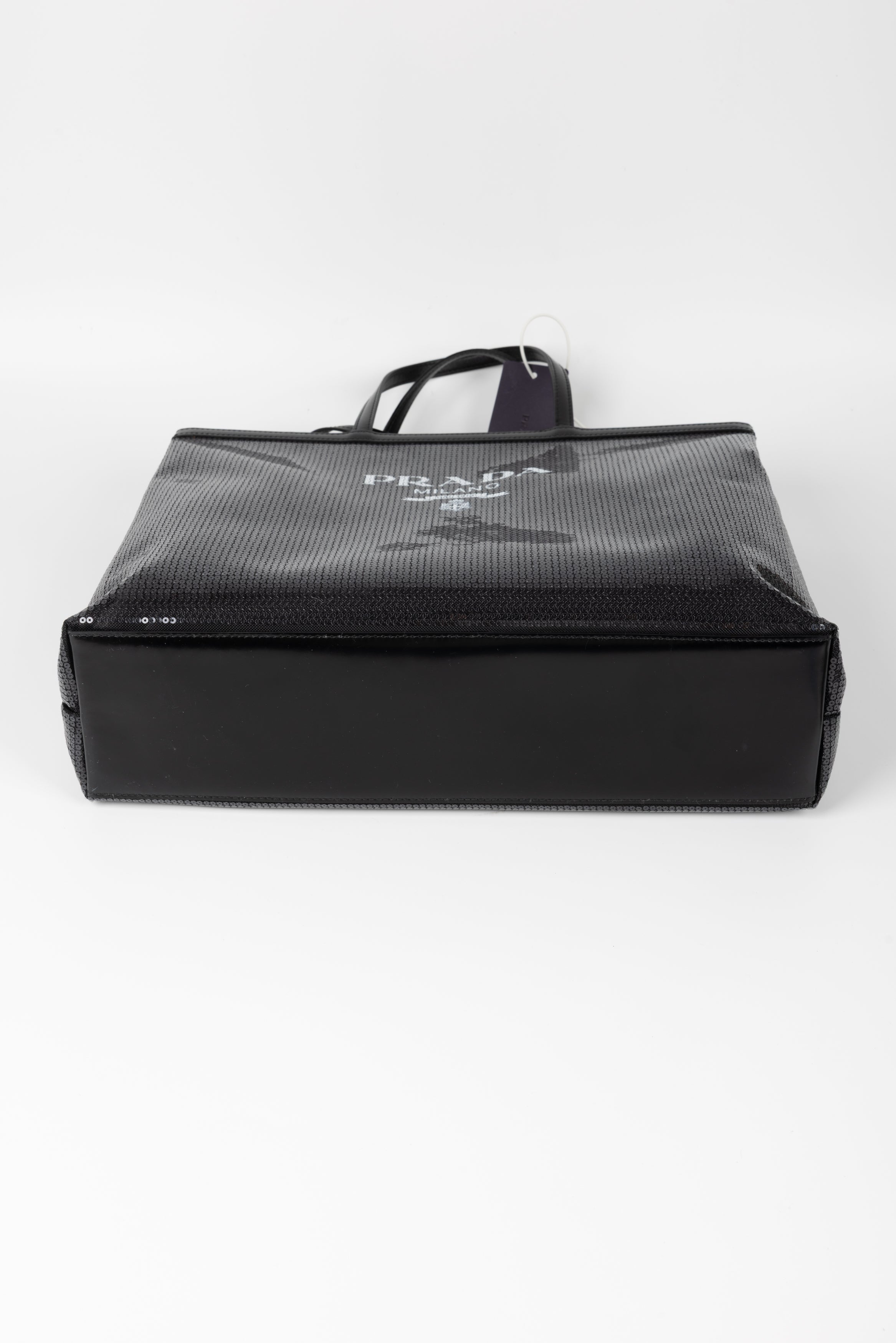 PRADA TOTE BAG PAILLETS NERA