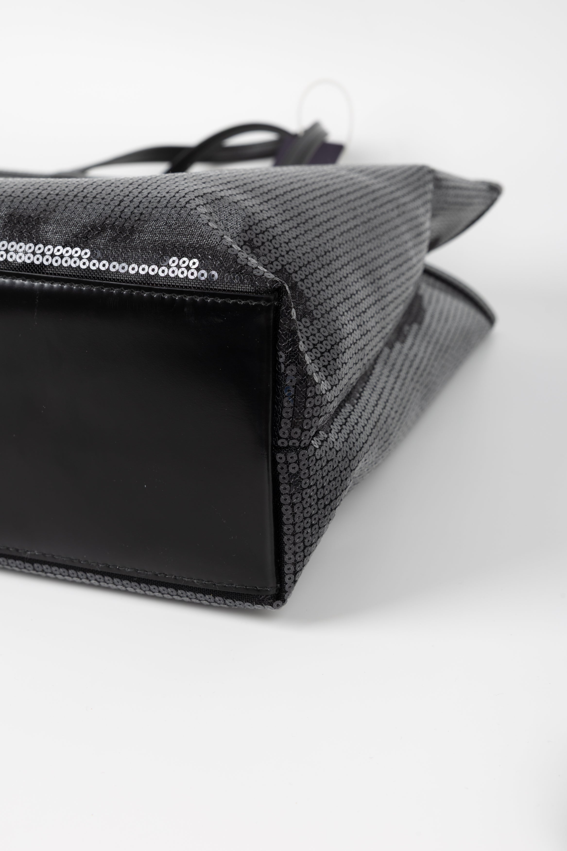 PRADA TOTE BAG PAILLETS NERA