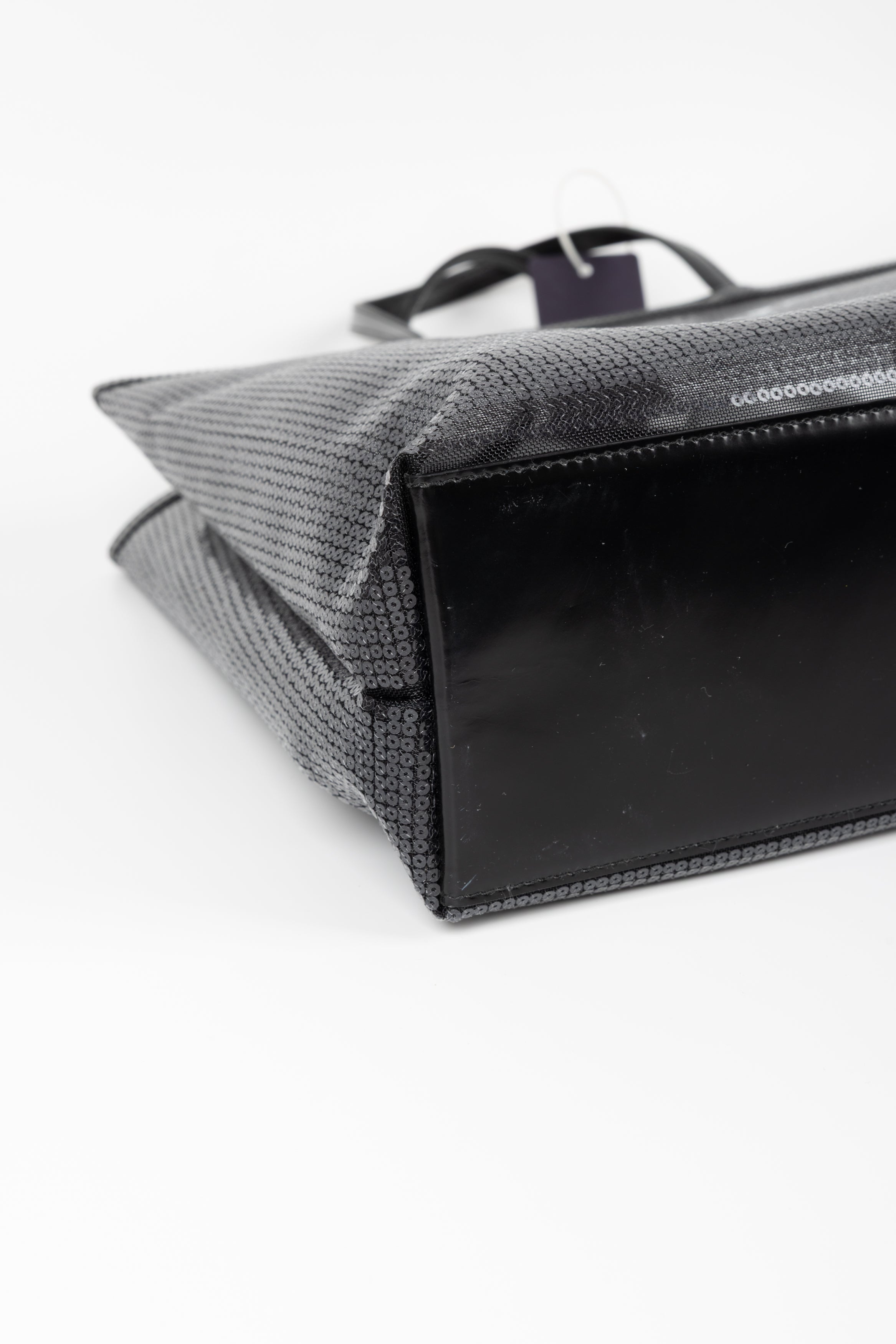 PRADA TOTE BAG PAILLETS NERA