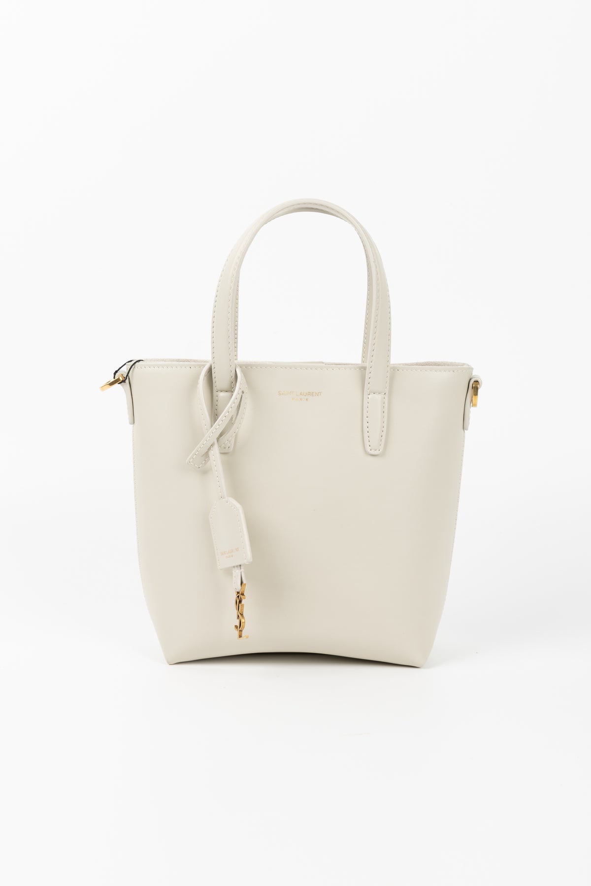 SAINT LAURENT MINI TOY SHOPPING CREMA SOFT