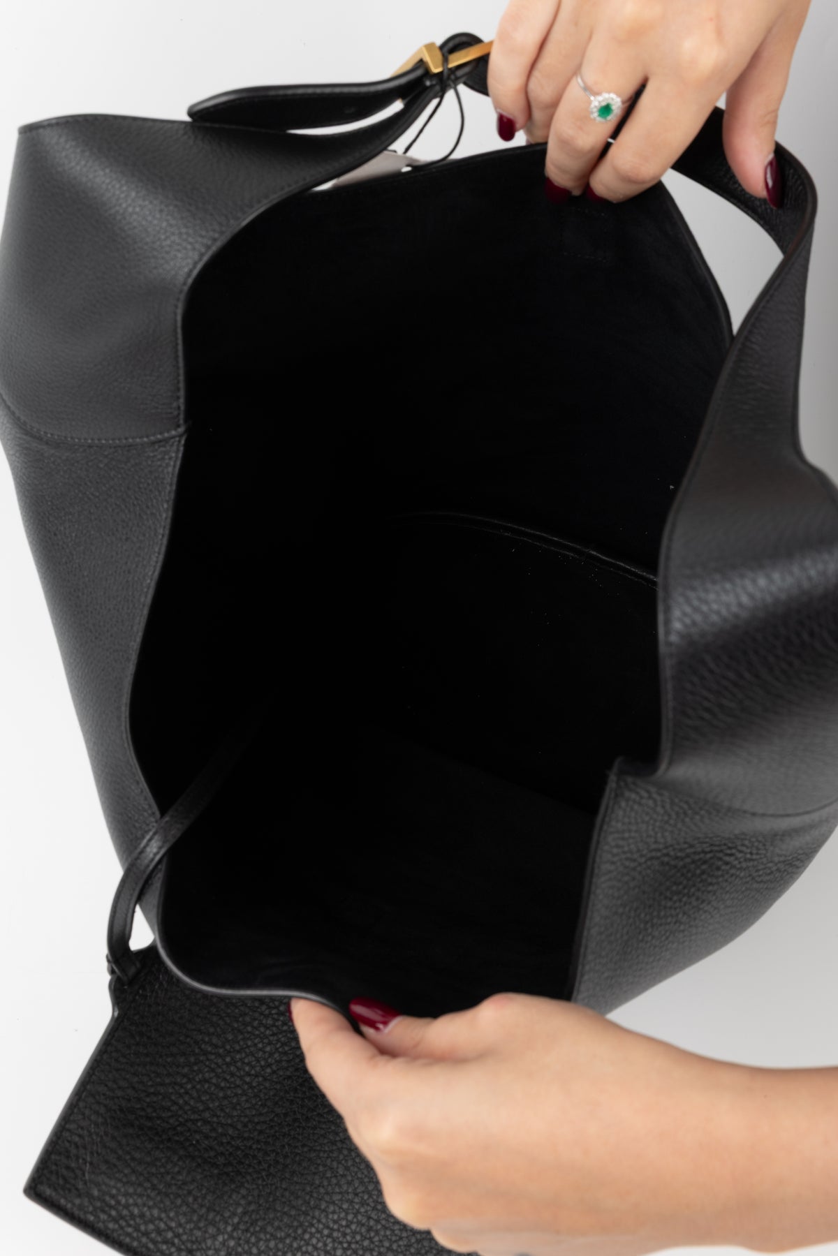 SAINT LAURENT SHOPPING MIRAGE NERA