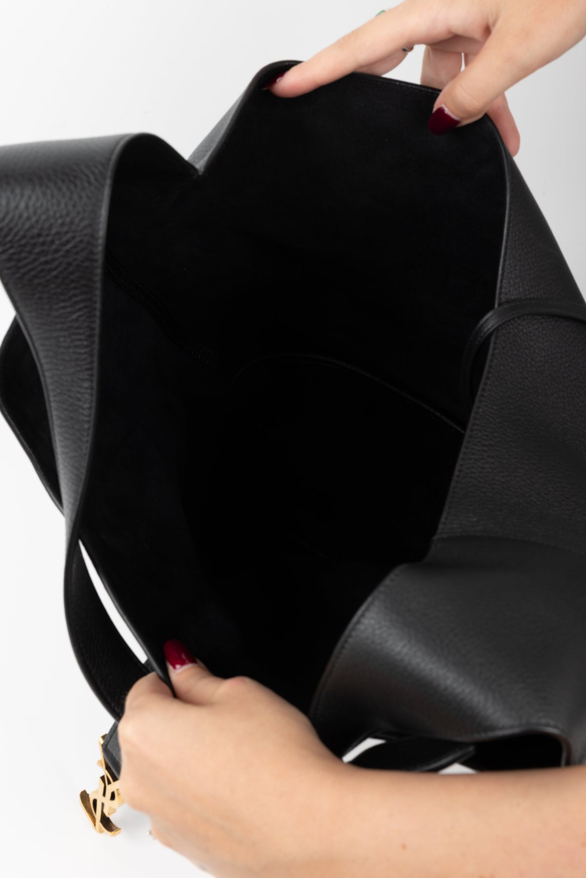 SAINT LAURENT SHOPPING MIRAGE NERA