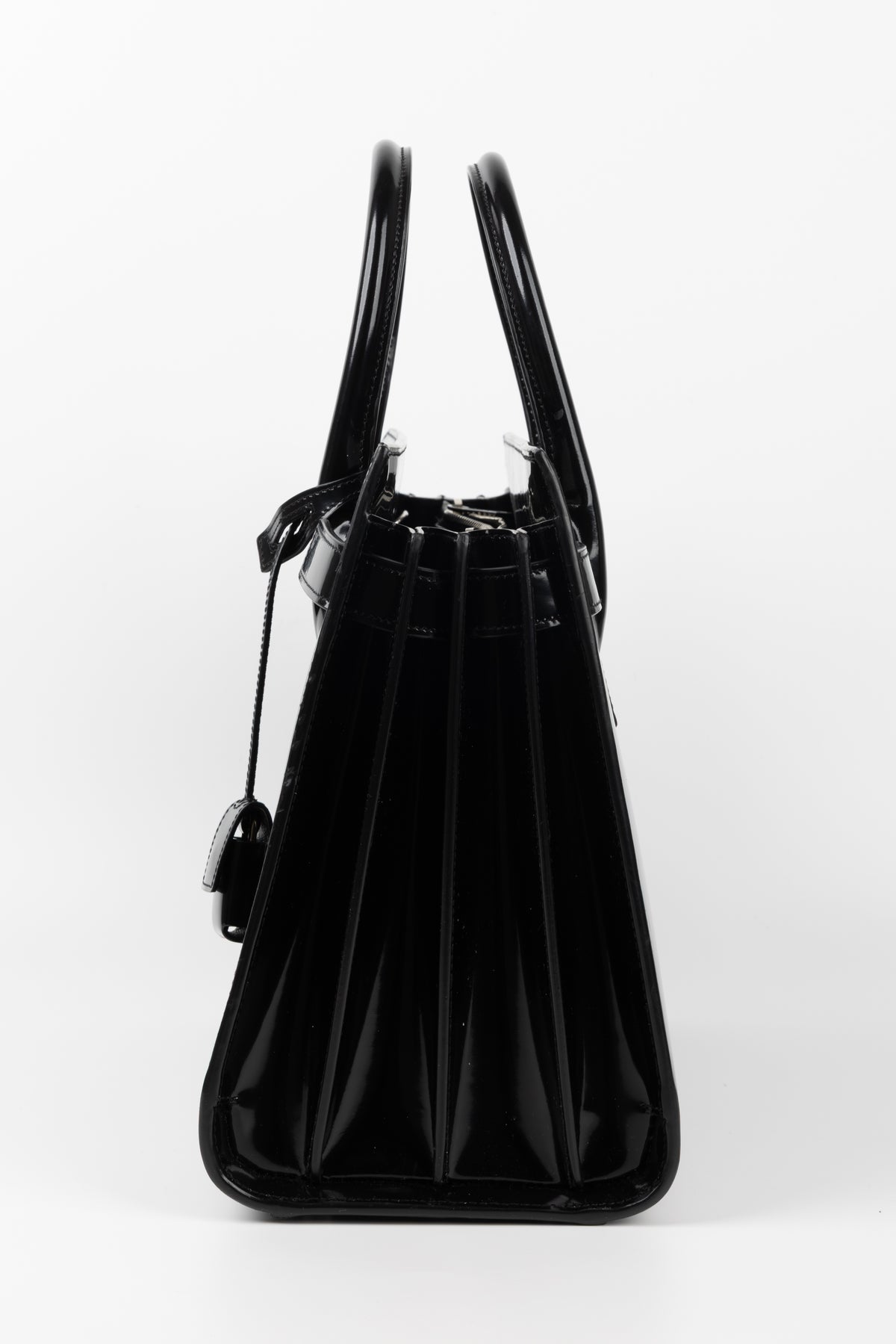SAINT LAURENT SAC DE JOUR IN VERNICE NERA