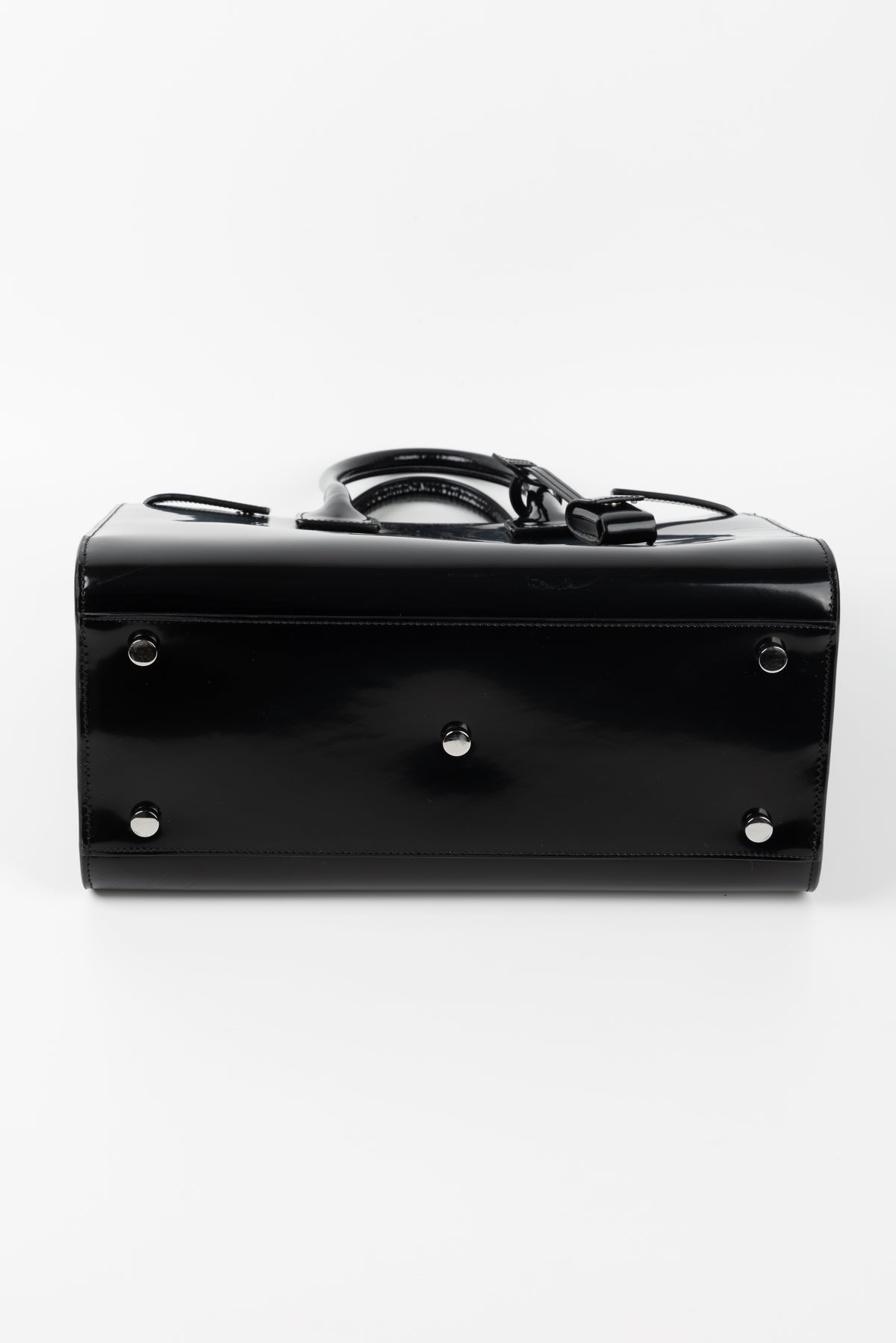 SAINT LAURENT SAC DE JOUR IN VERNICE NERA