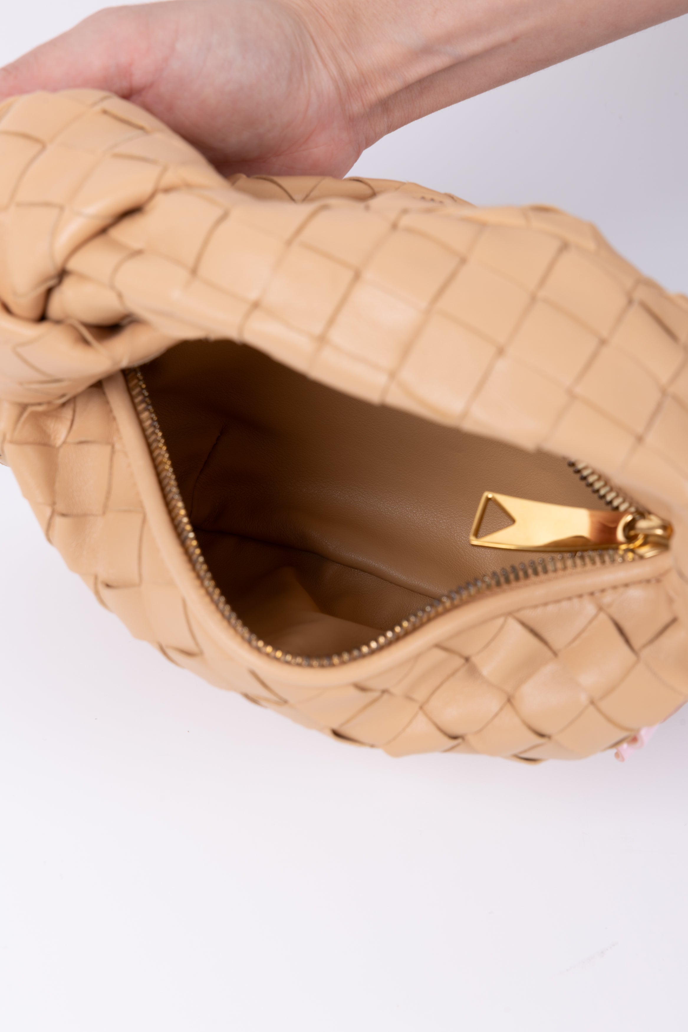 BOTTEGA VENETA MINI JODIE ALMOND