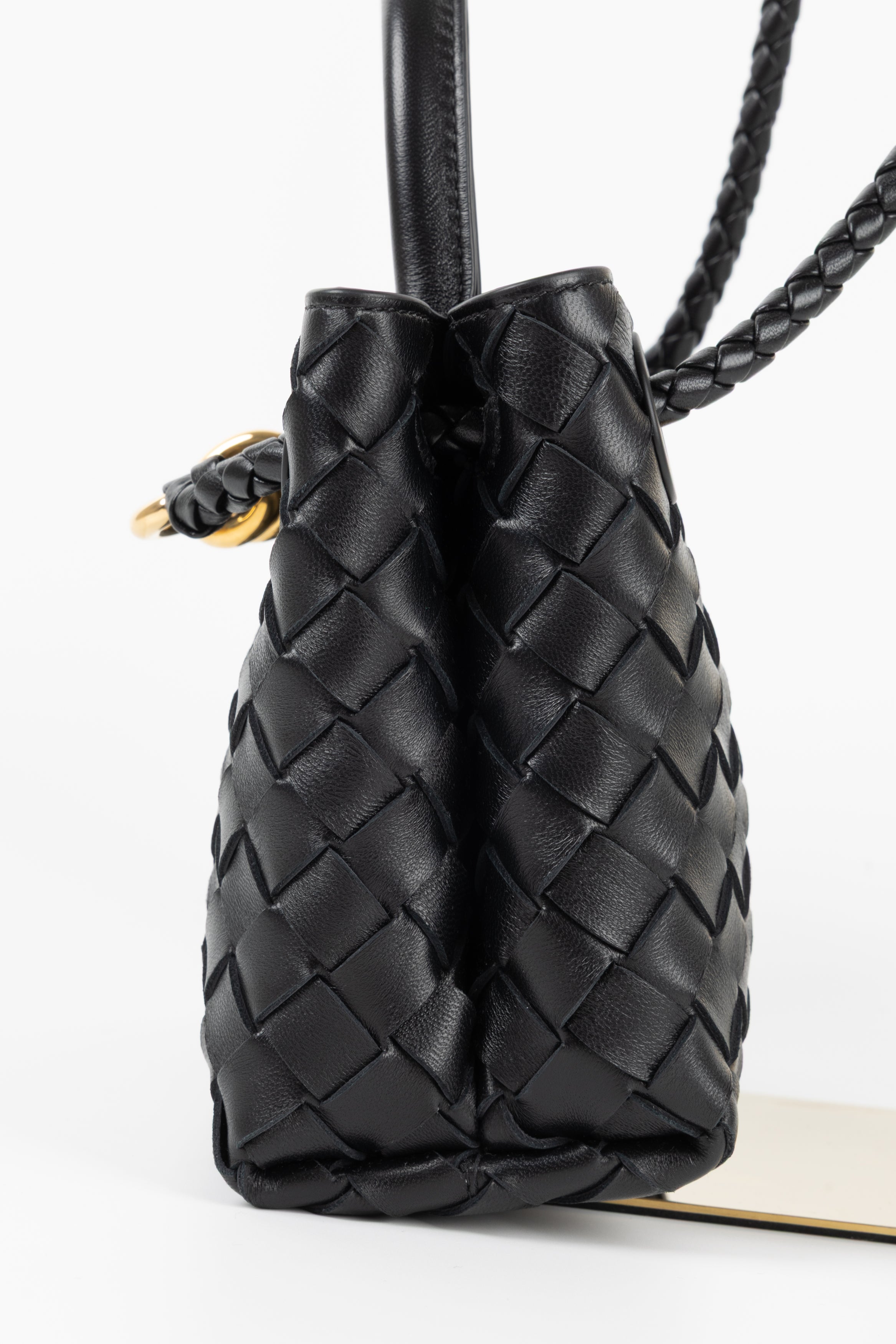 BOTTEGA VENETA ANDIAMO MINI NERA