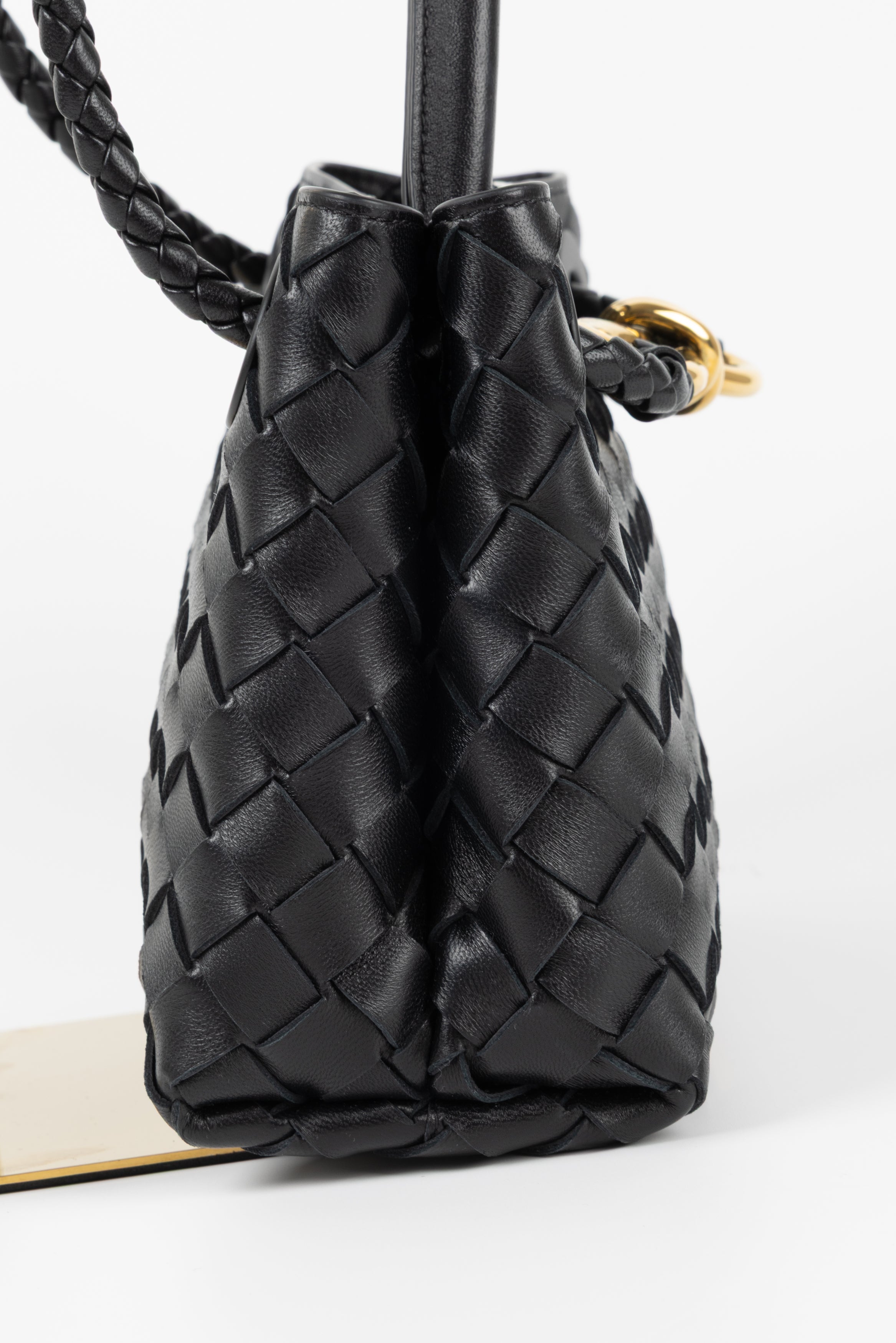BOTTEGA VENETA ANDIAMO MINI NERA