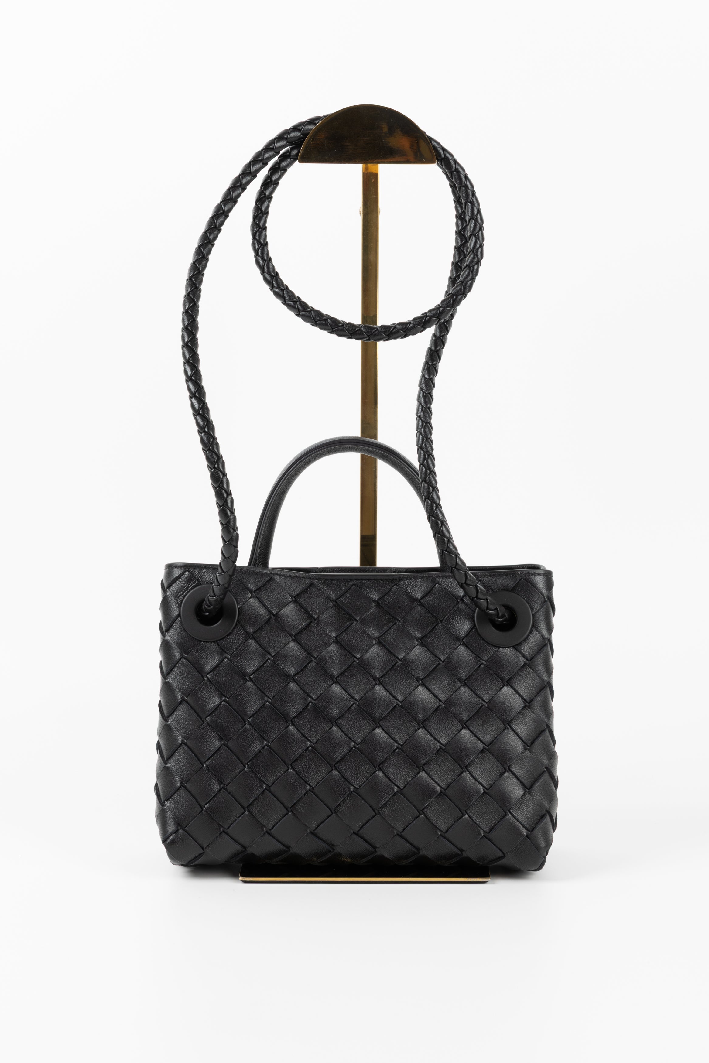 BOTTEGA VENETA ANDIAMO MINI NERA
