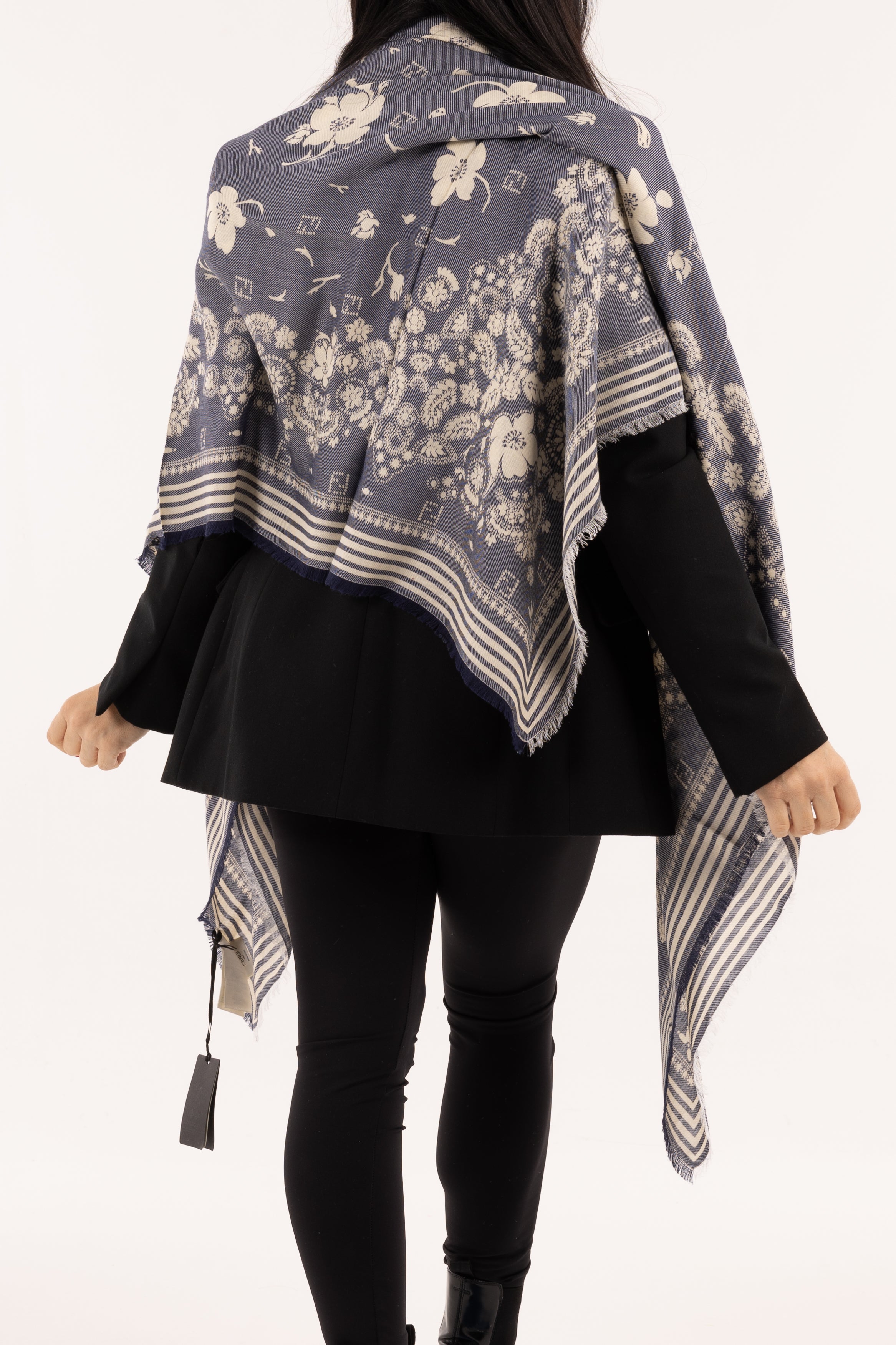 Fendi Blu/Panna con Fiori 59