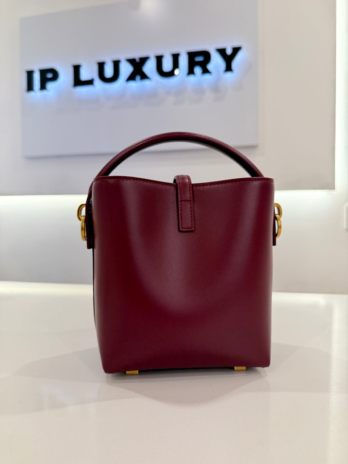 SAINT LAURENT LE 37 MINI BORDEAUX