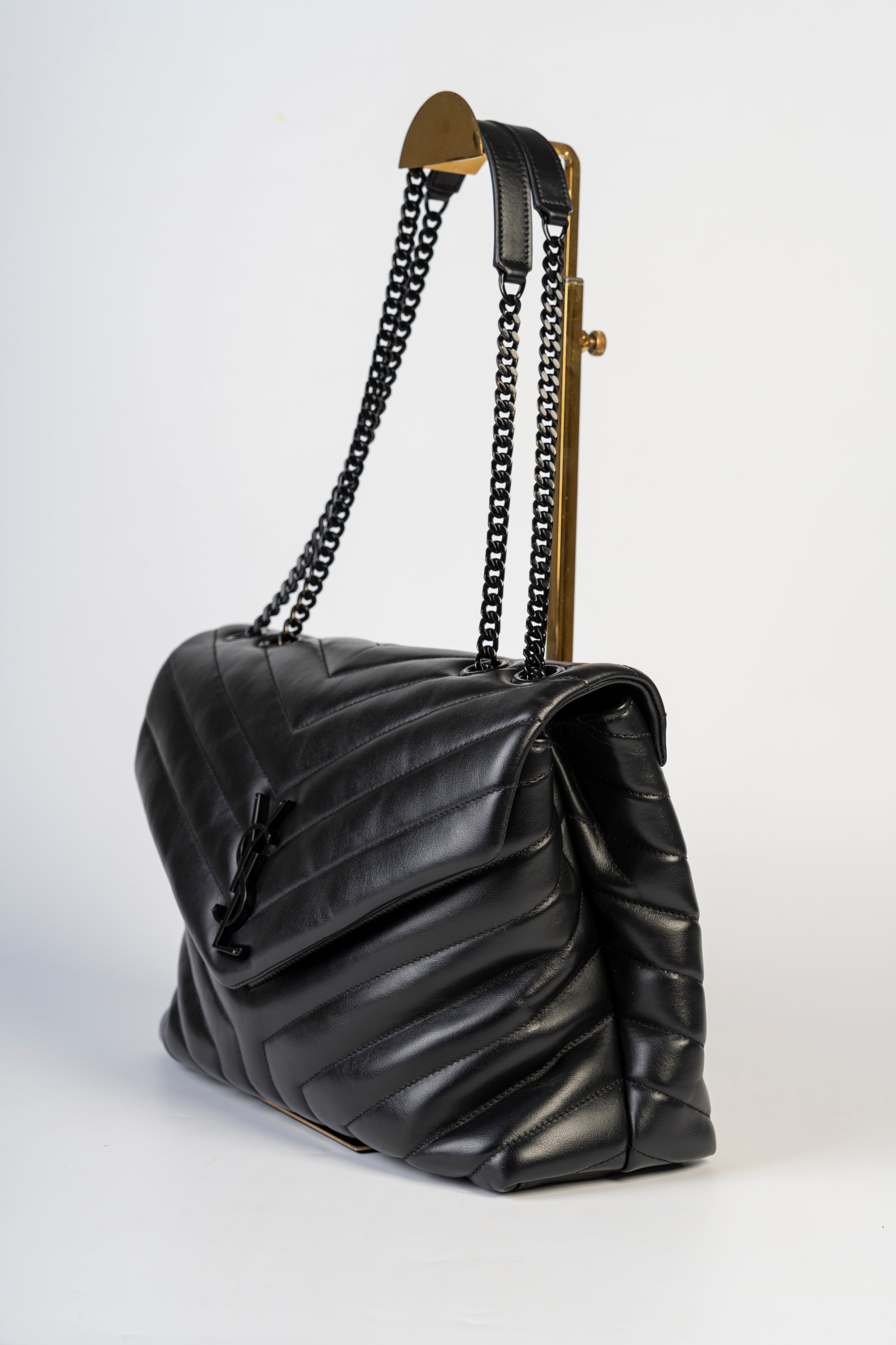 Saint laurent Lou Lou Media Total Black