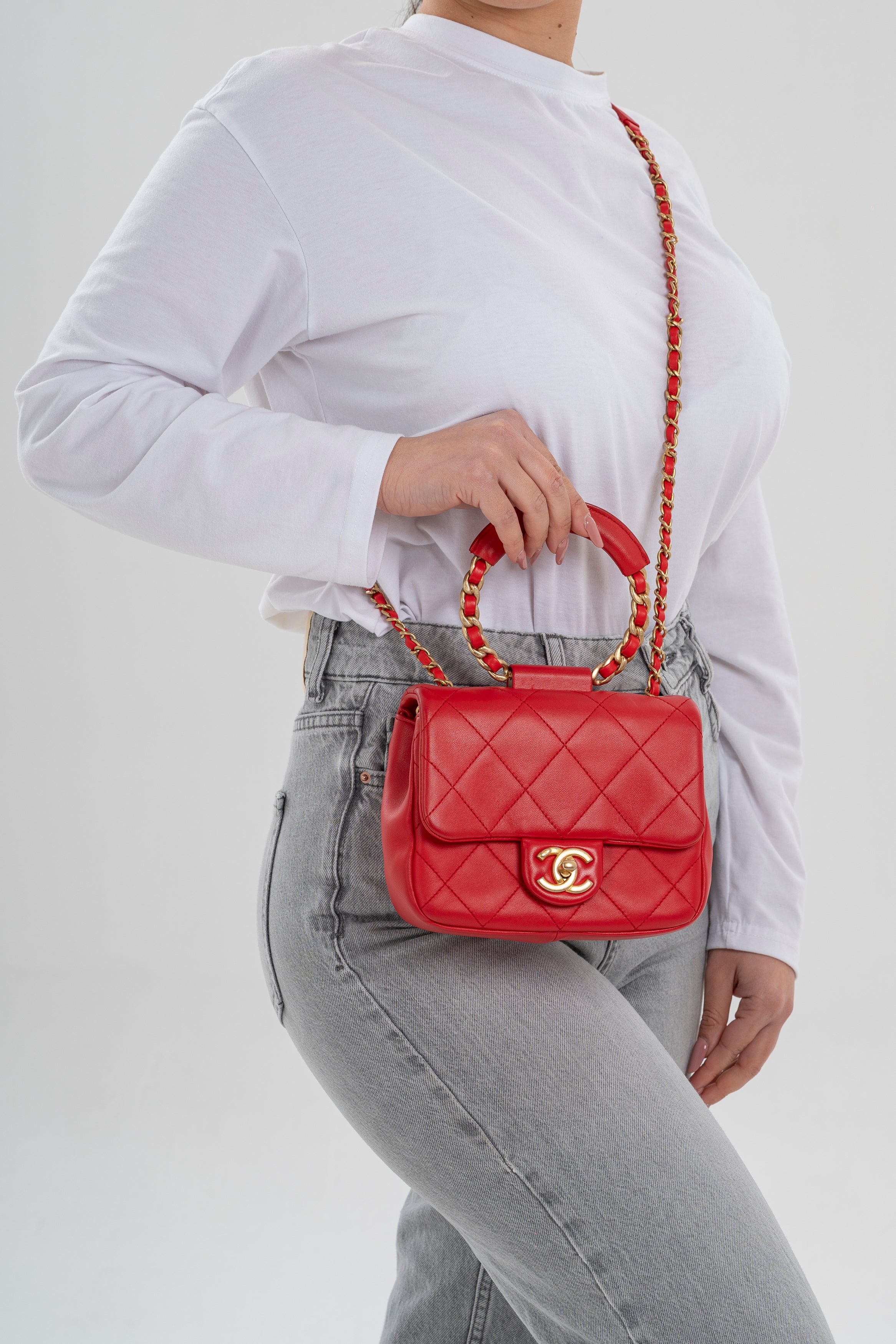 Chanel in The Loop Mini Rosso