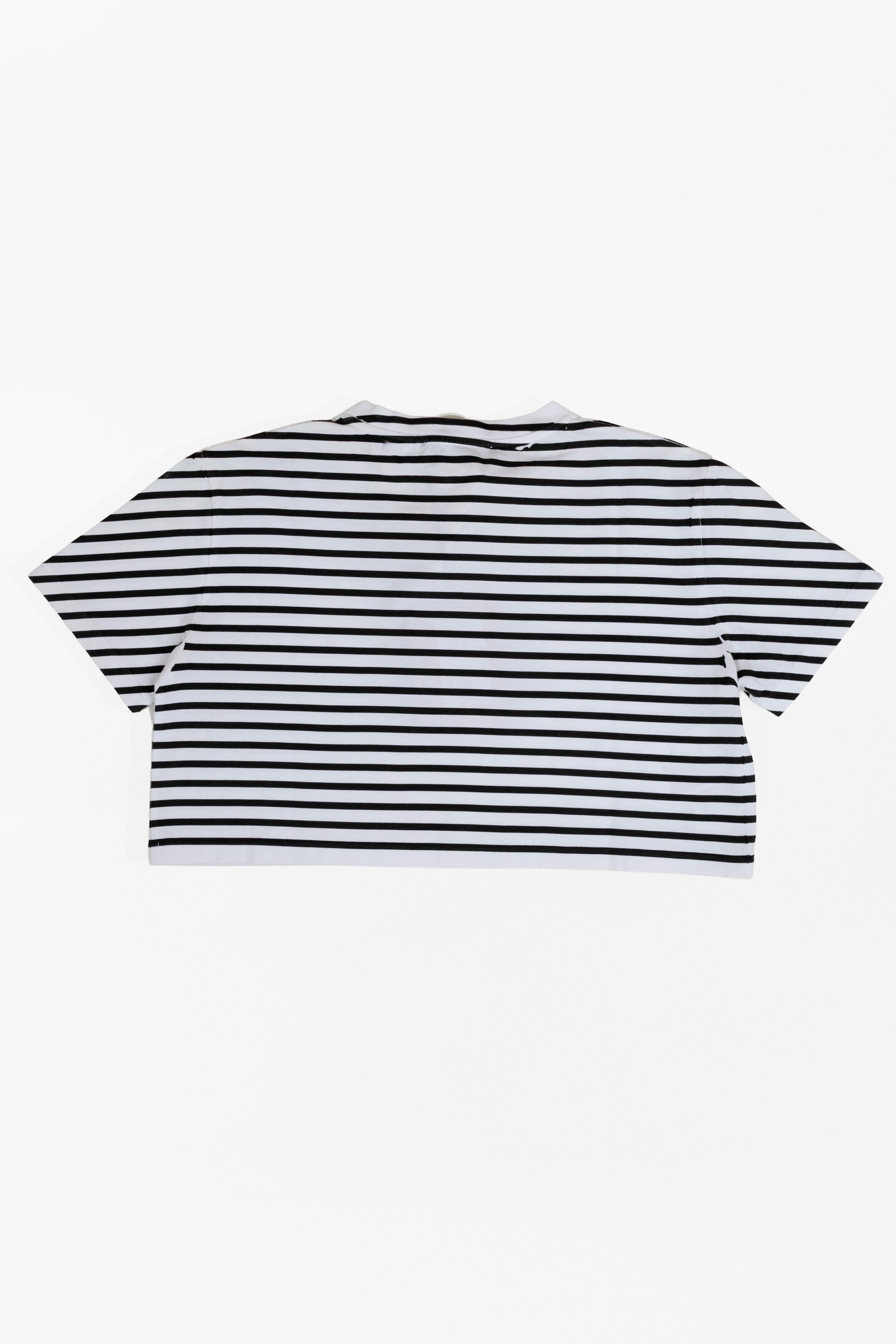 T-SHIRT MIU MIU A RIGHE CROP