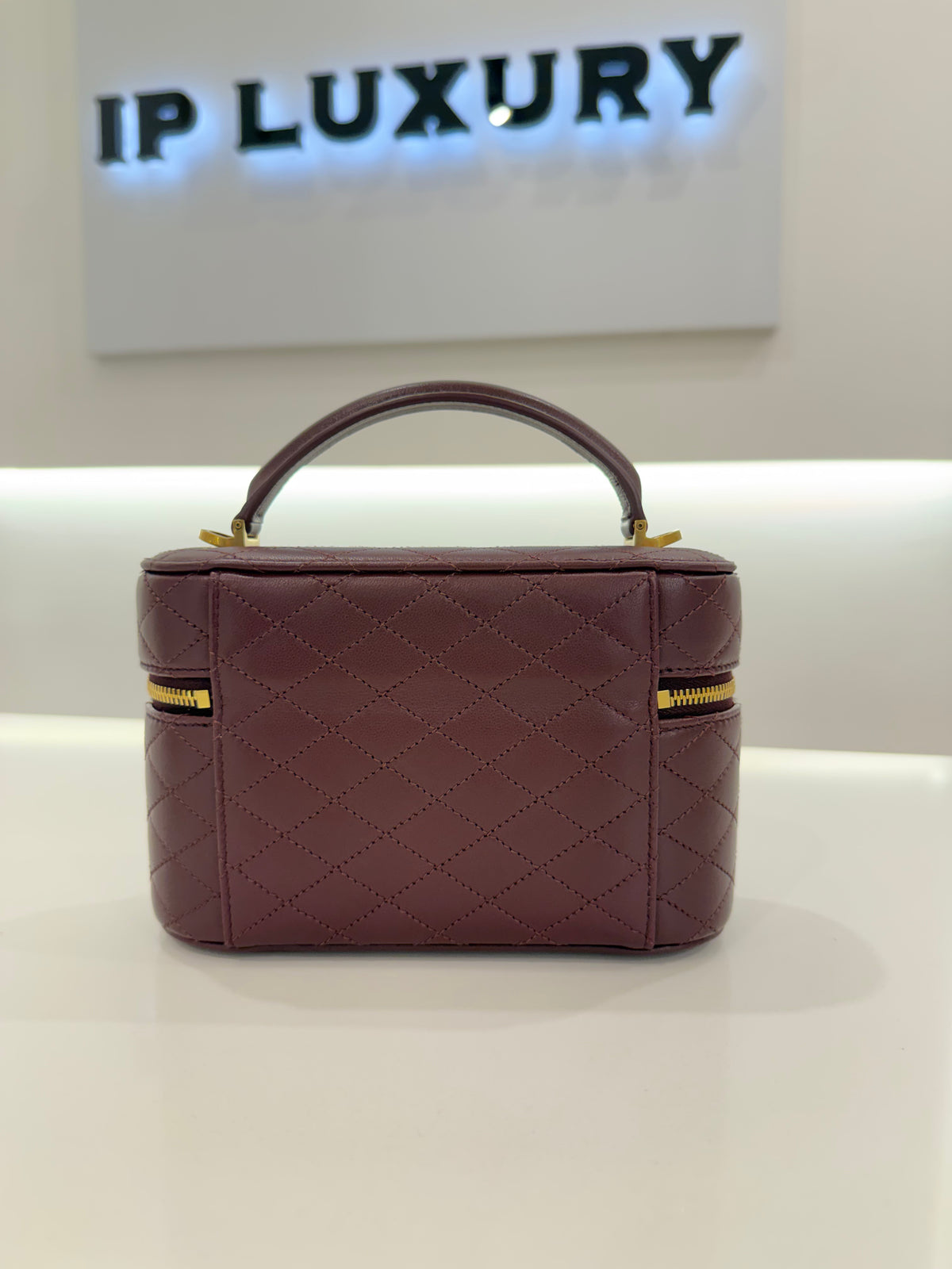 SAINT LAURENT VANITY GABY BORDEAUX MEDIO
