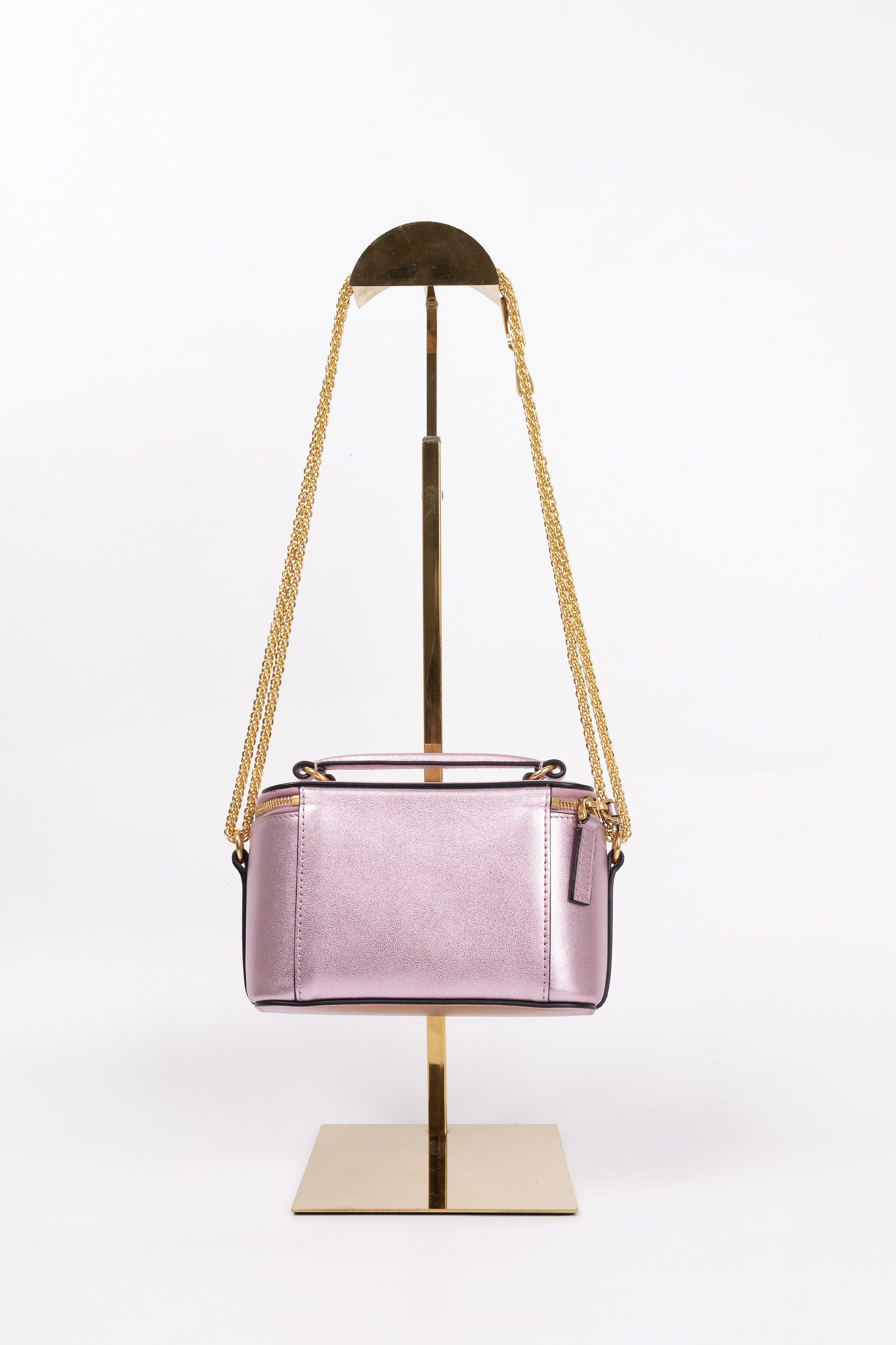 Valentino Mini Vanity Rosa Metallizzato