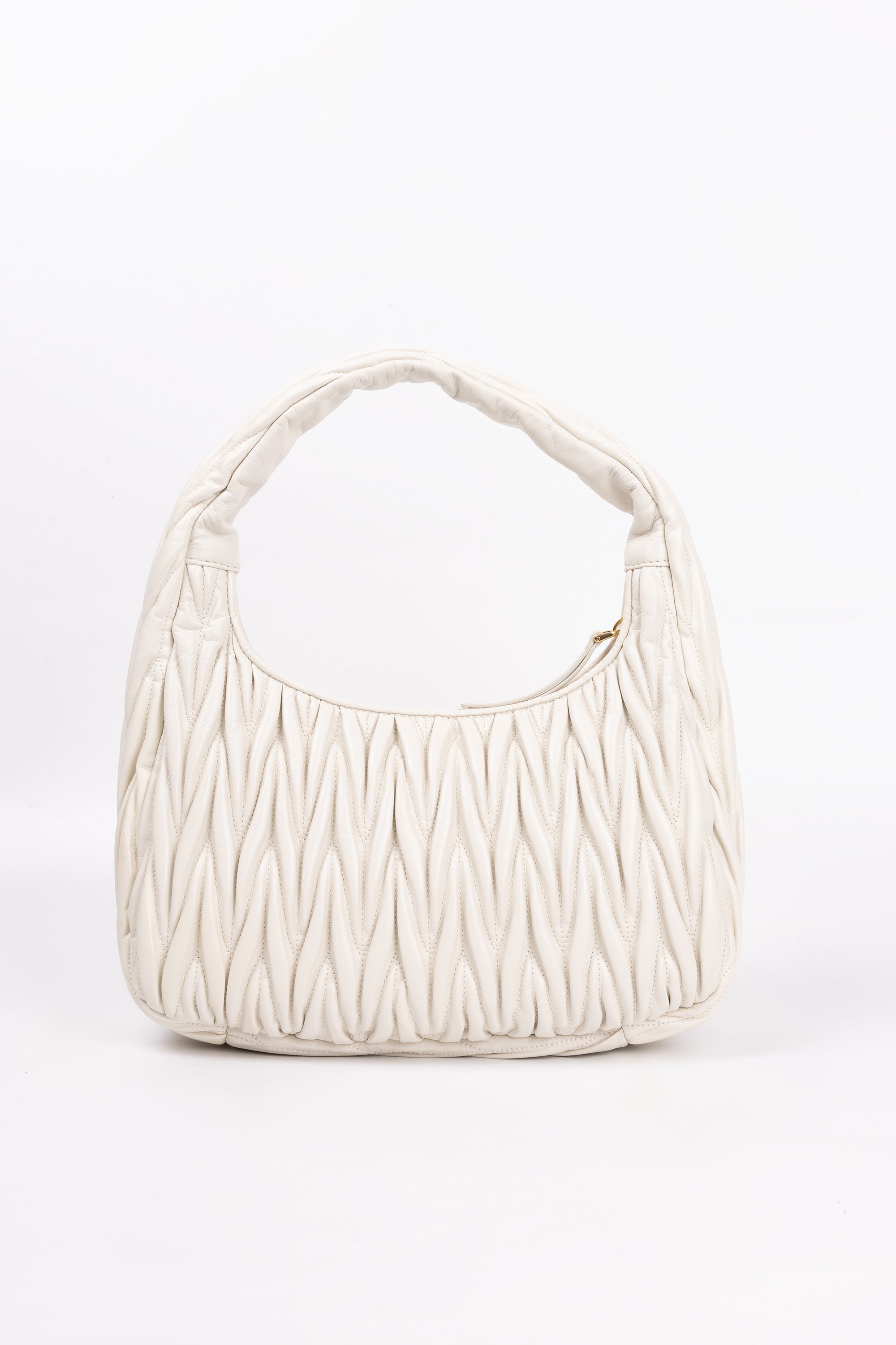 Miu Miu Hobo Regular bianca