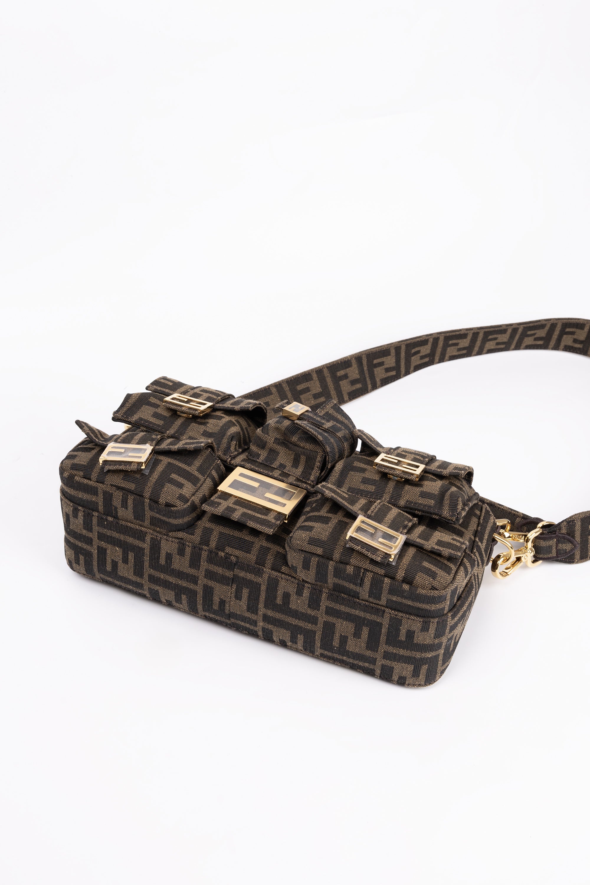 Fendi Baguette in Tela FF Multi Pochette