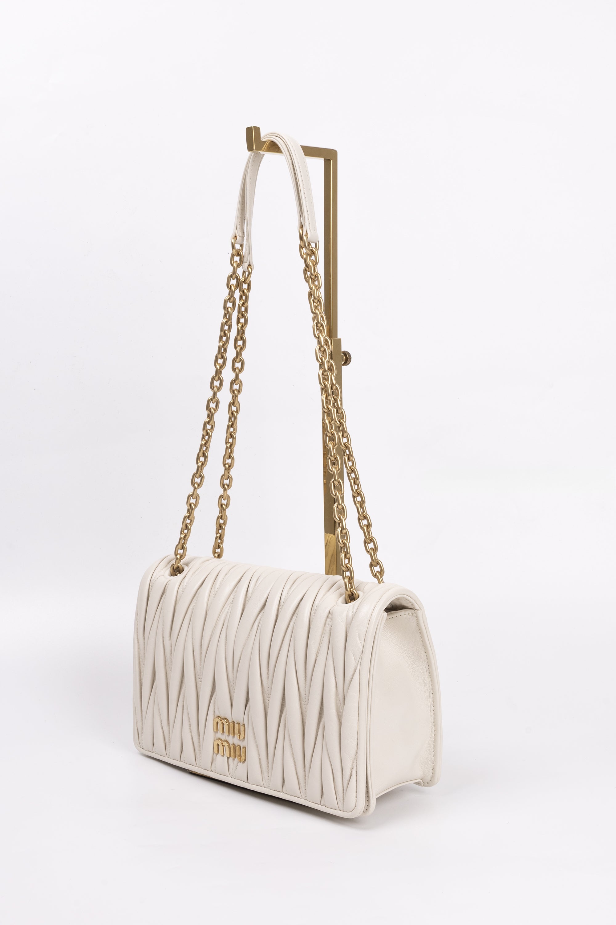Miu Miu Chain Bag Bianca