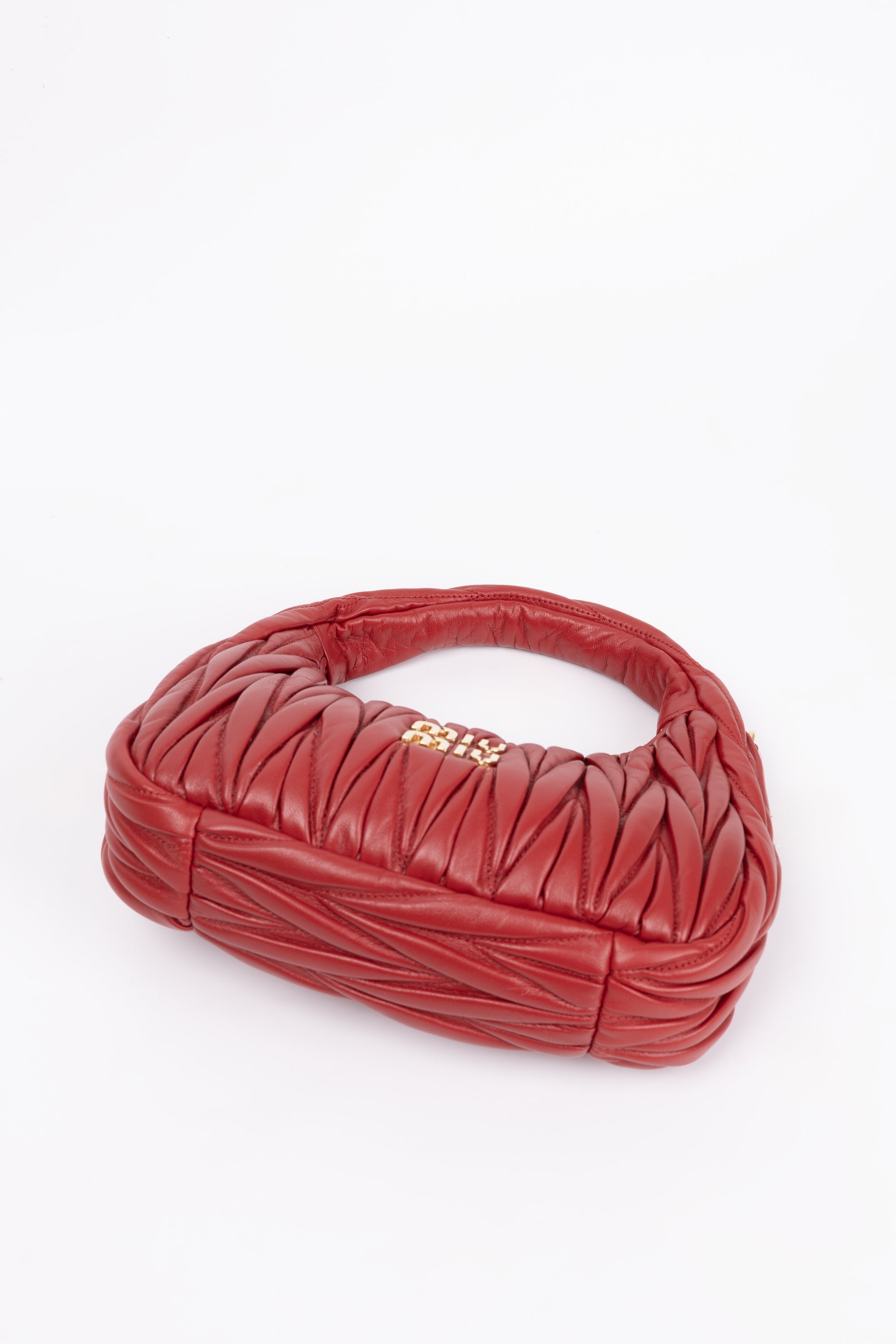 Miu Miu Hobo Wander Small Rossa