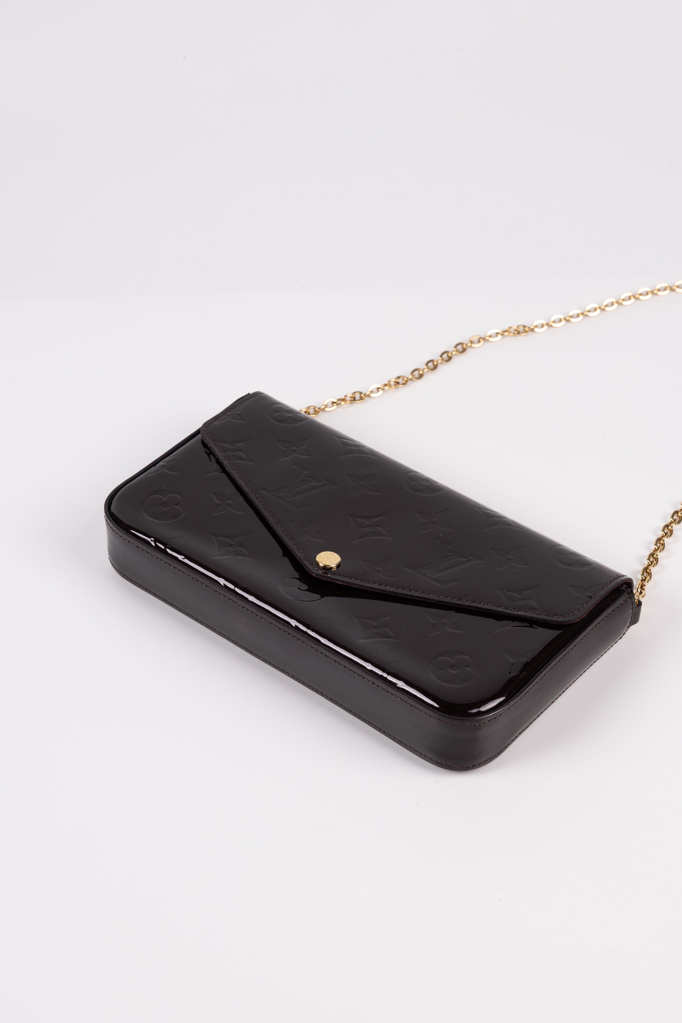 Louis Vuitton Felicie Vernice Wine