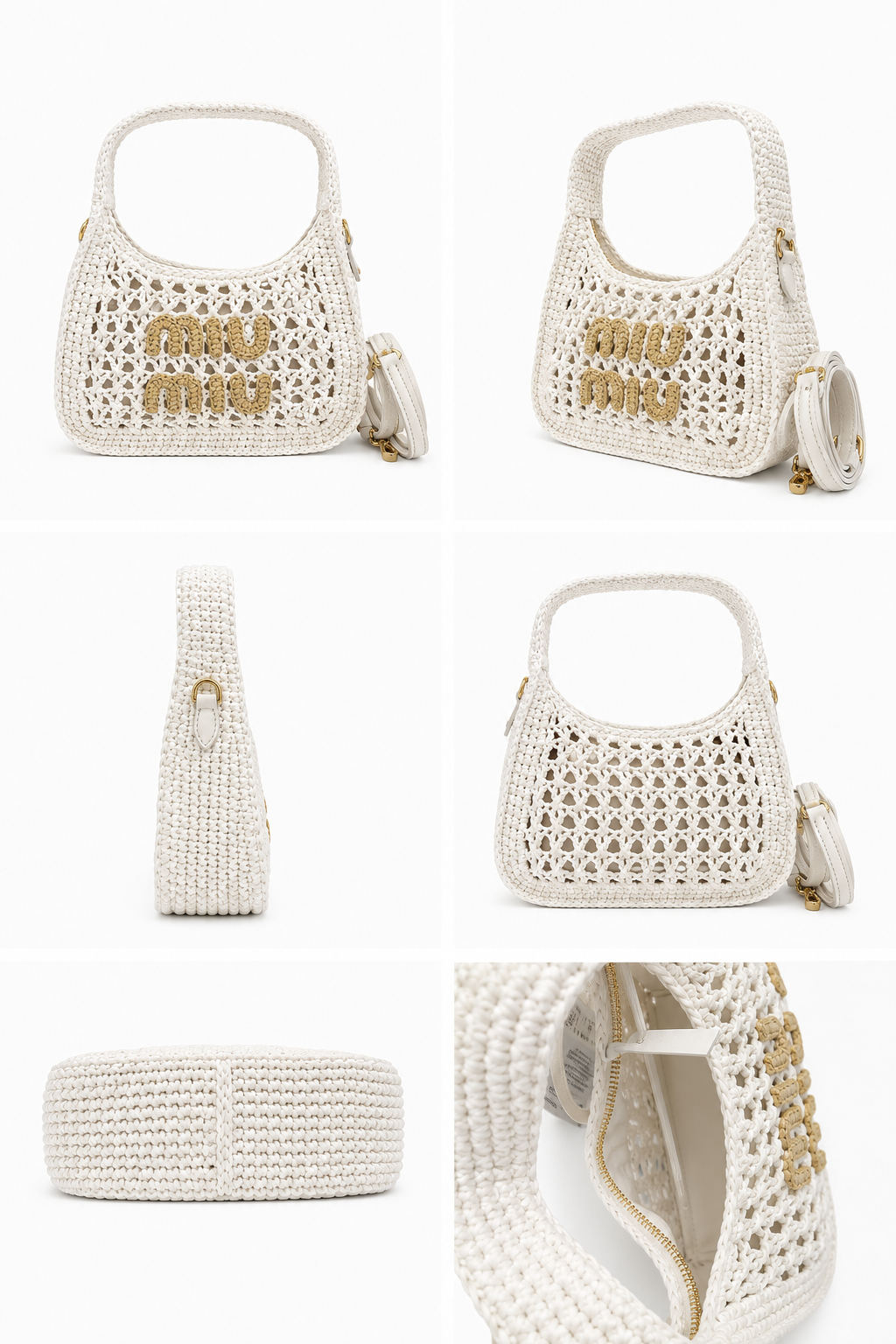 Miu Miu Hobo Wander Small BIANCA