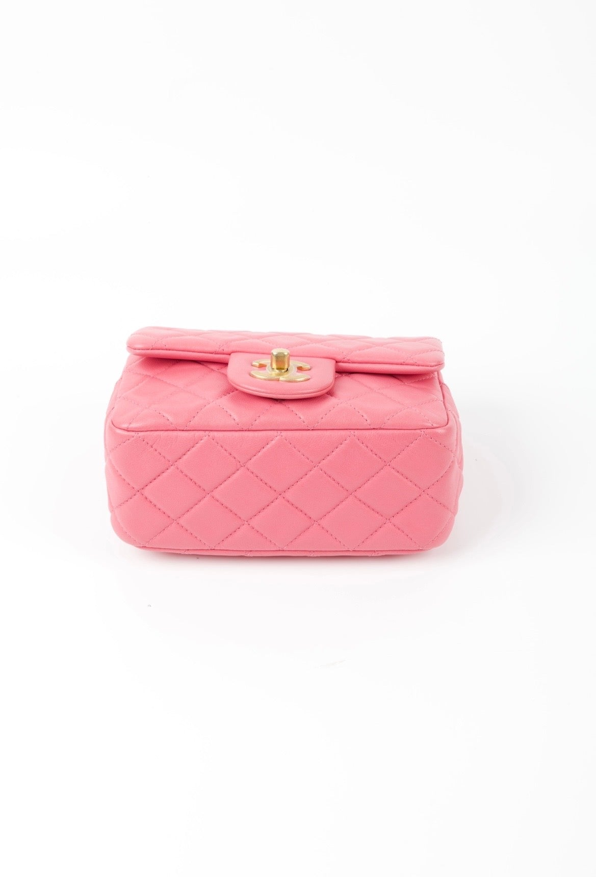 CHANEL MINI SQUARE ROSA