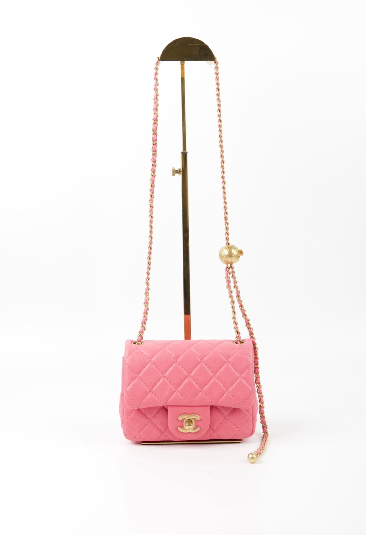 CHANEL MINI SQUARE ROSA