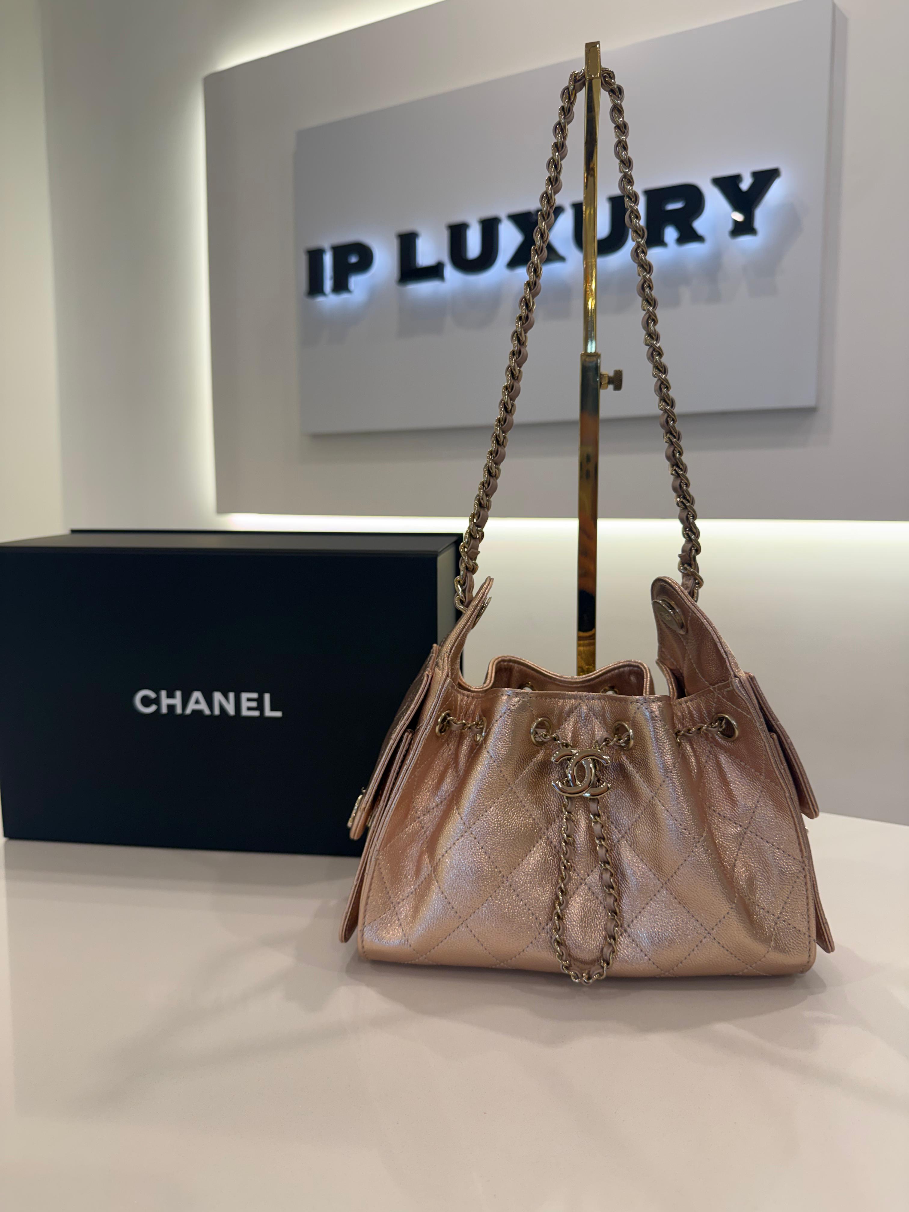 Chanel 25 Gold Rose mini riservata