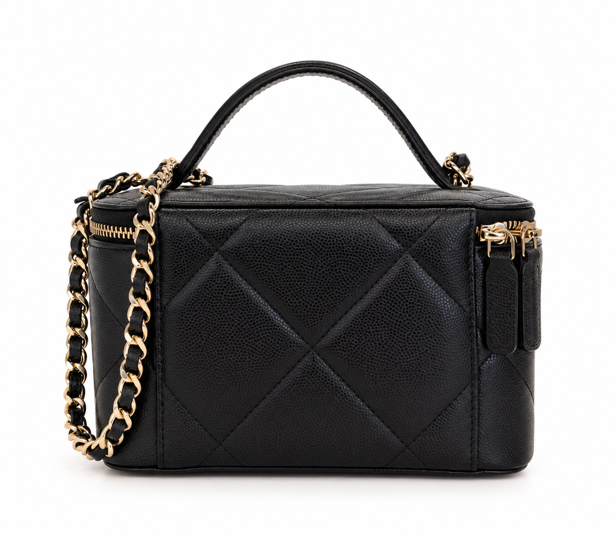 CHANEL TOP HANDLE VANITY CAVIAR NERO