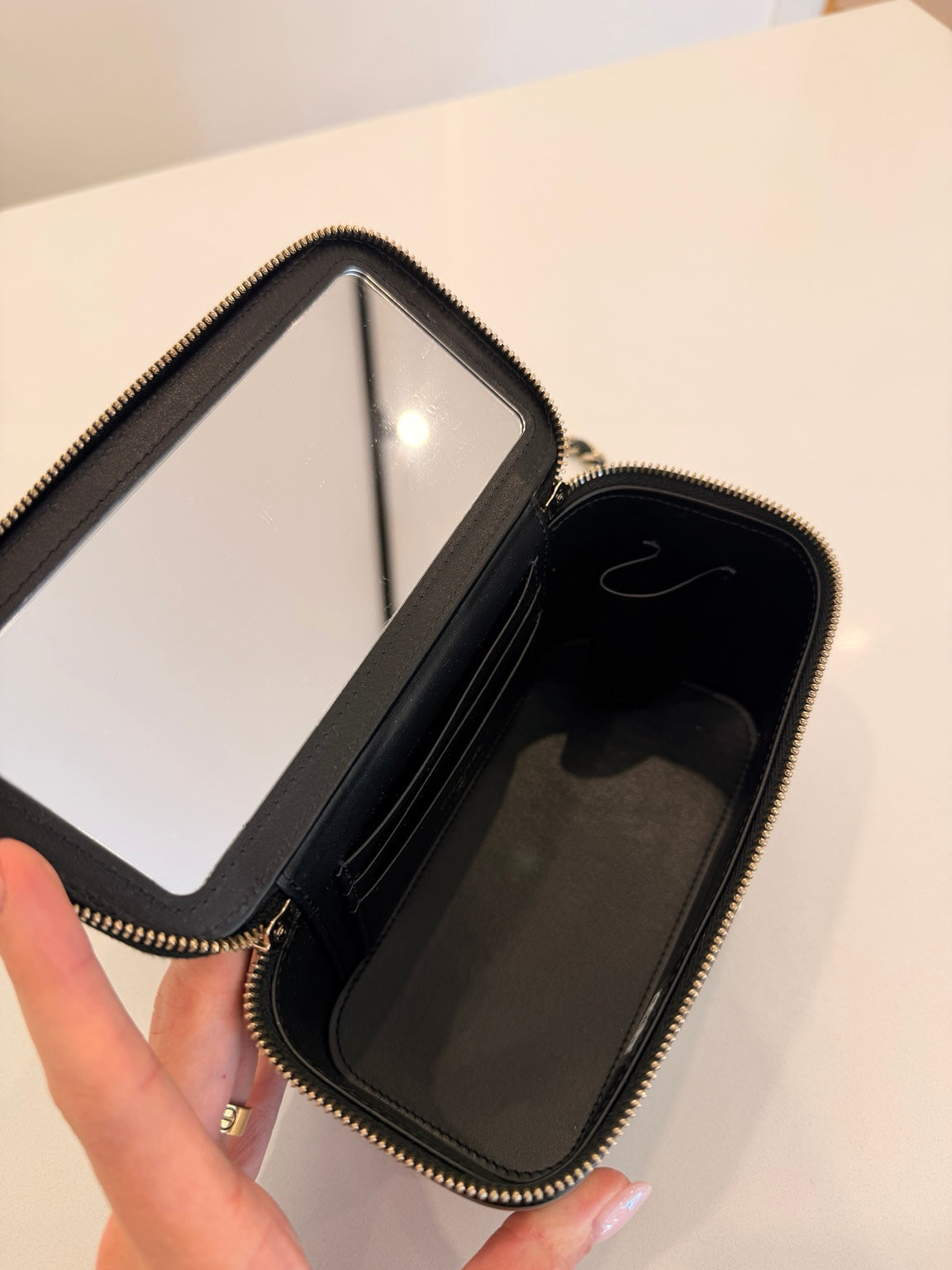 CHANEL TOP HANDLE VANITY CAVIAR NERO