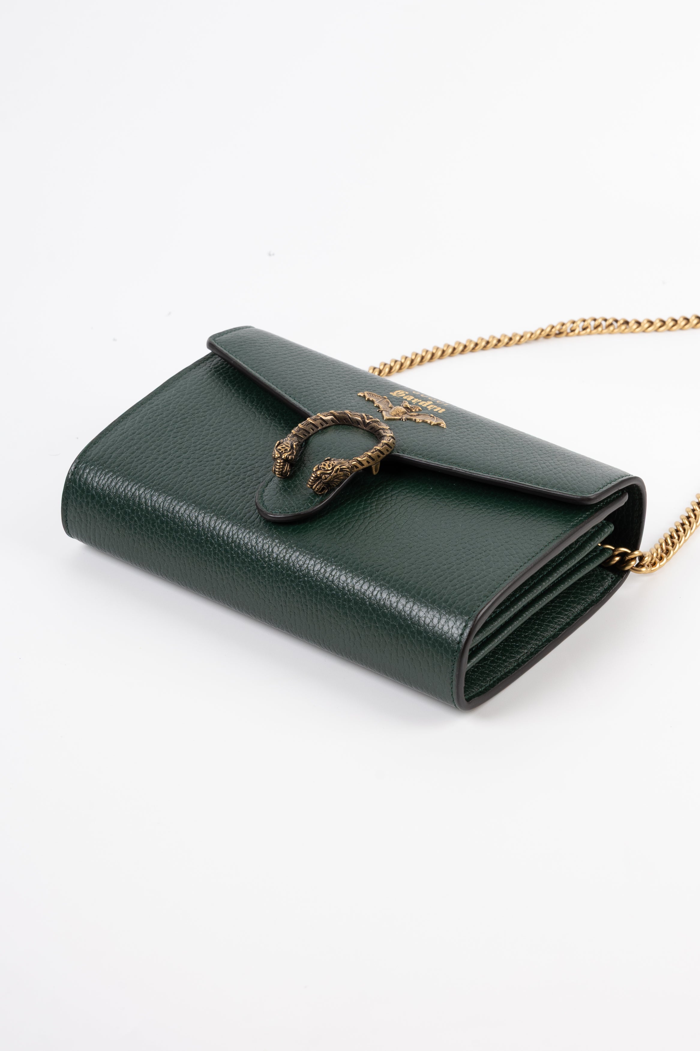 gucci pochette dionysus con catena verde