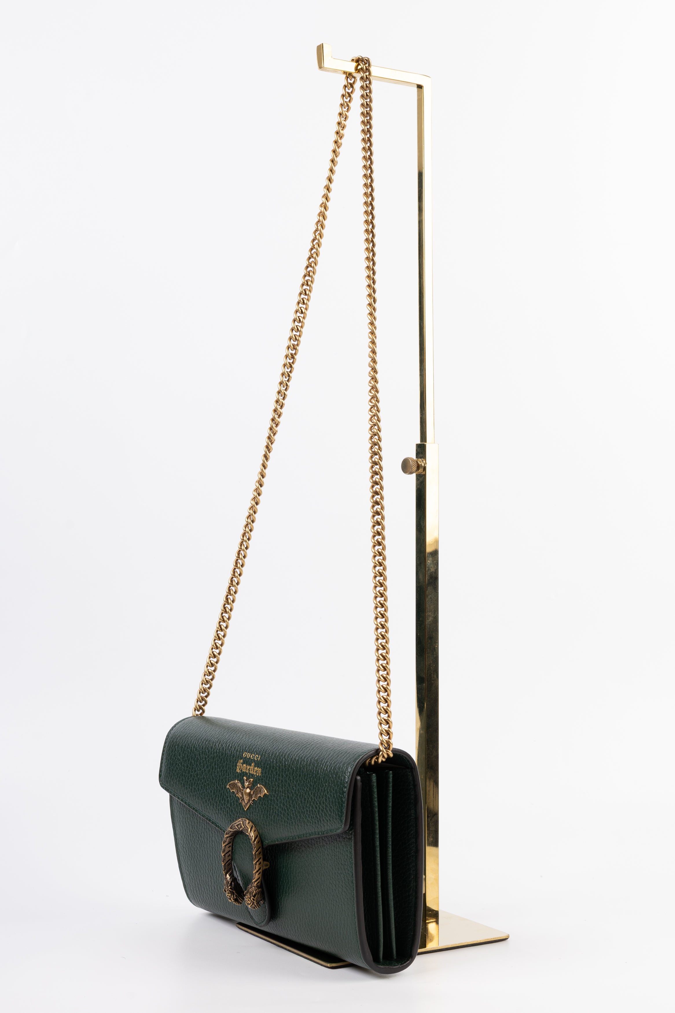 gucci pochette dionysus con catena verde