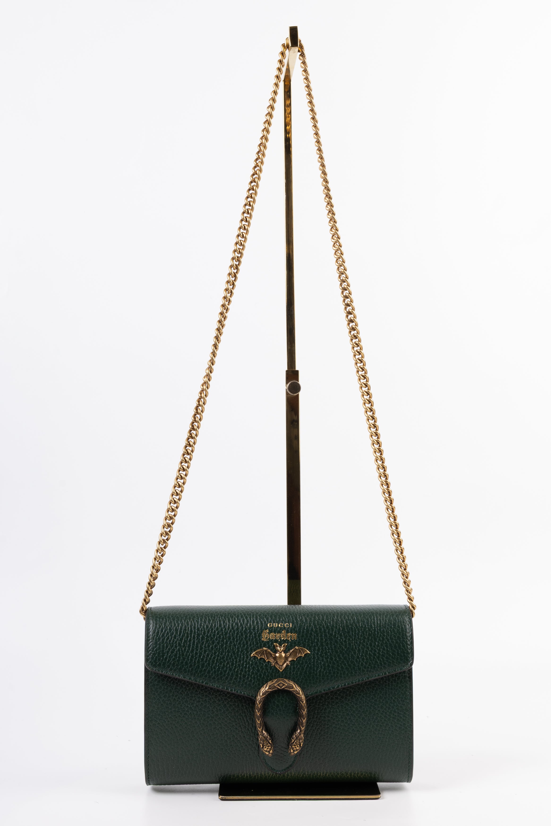 gucci pochette dionysus con catena verde