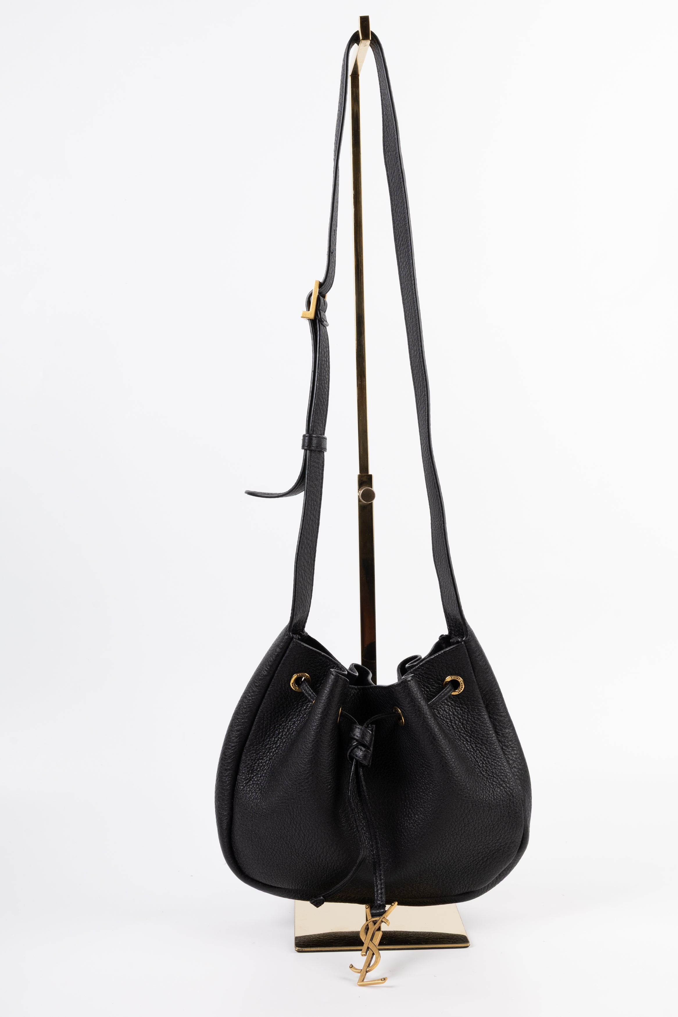 saint laurent Hobo paris mini nera