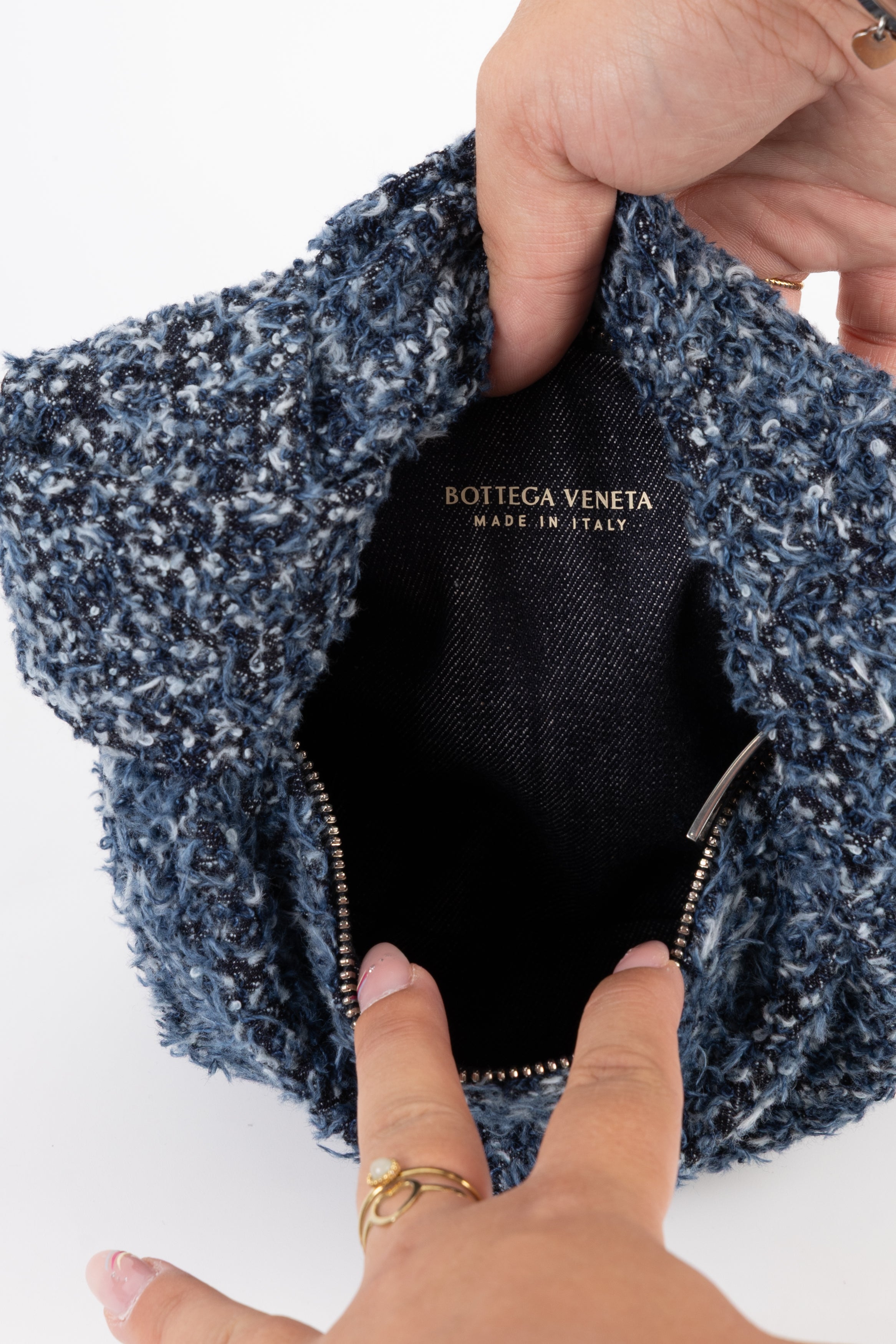 Bottega Veneta Mini Jodie in Tweed