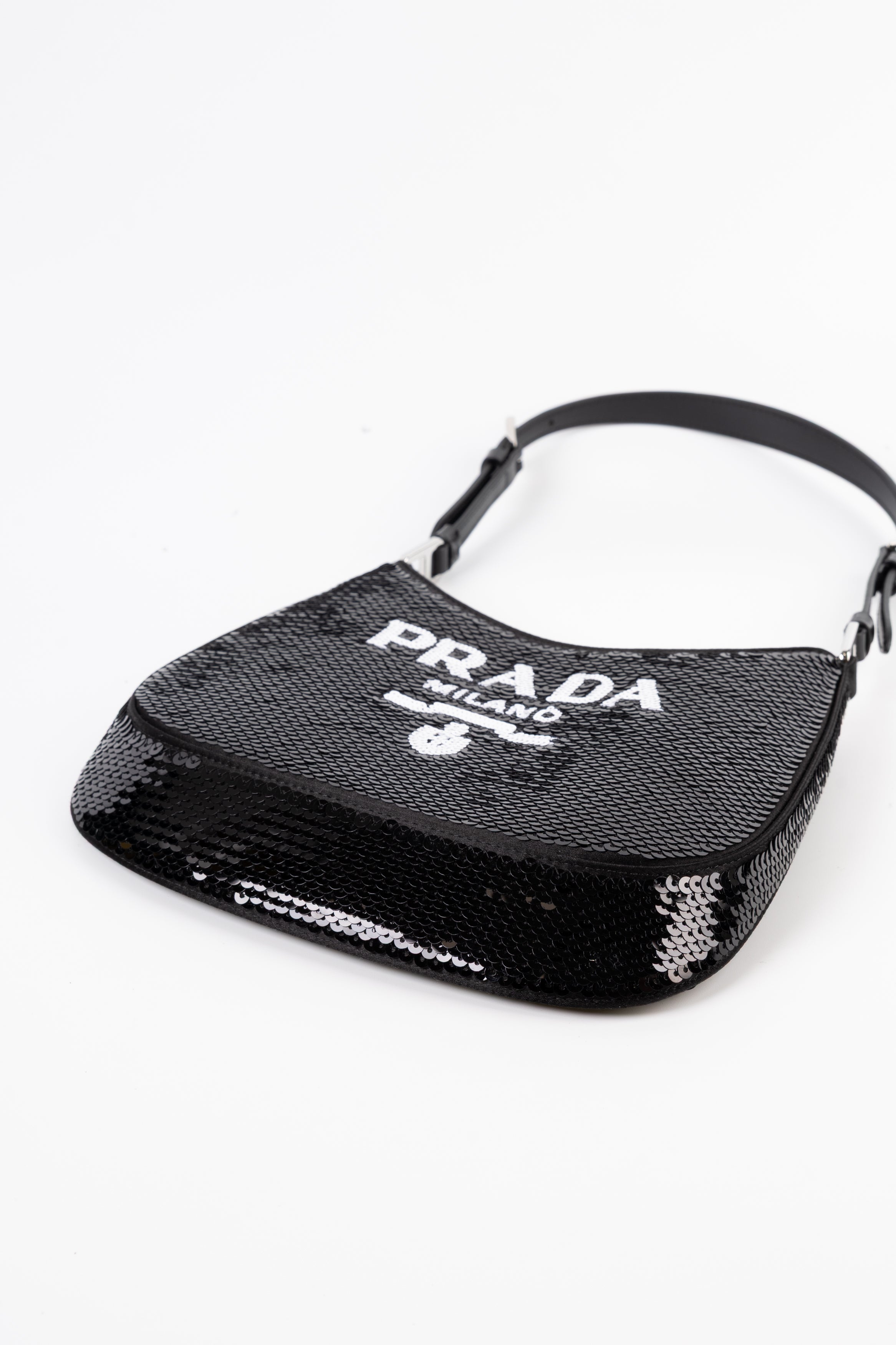 Prada Cleo Paillettes Nera