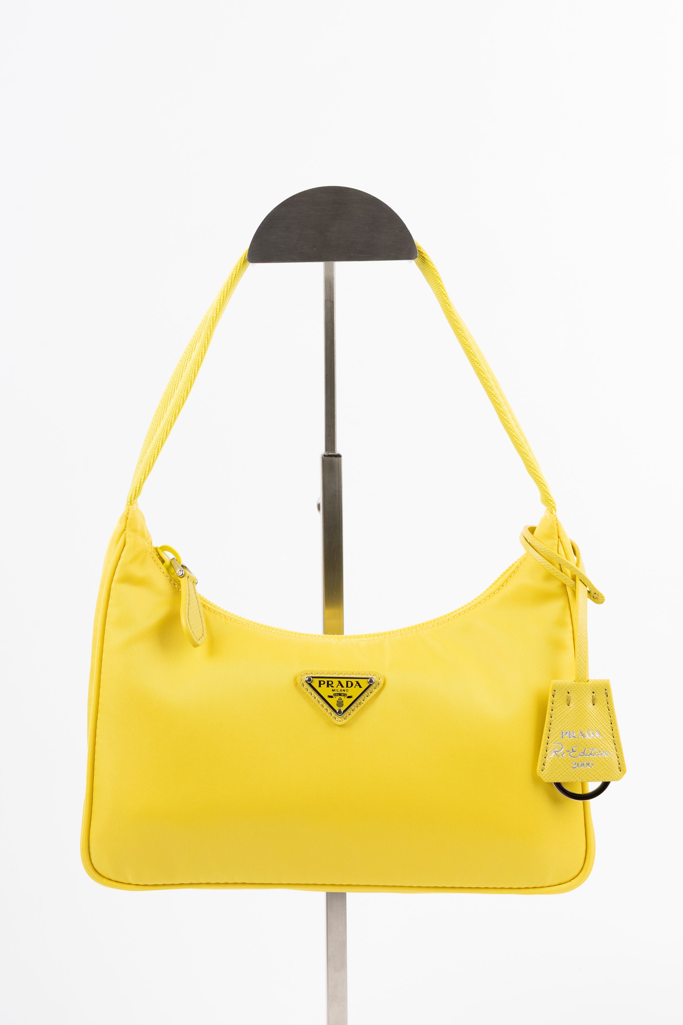 Prada Re-Edition Borsa a Spalla Giallo