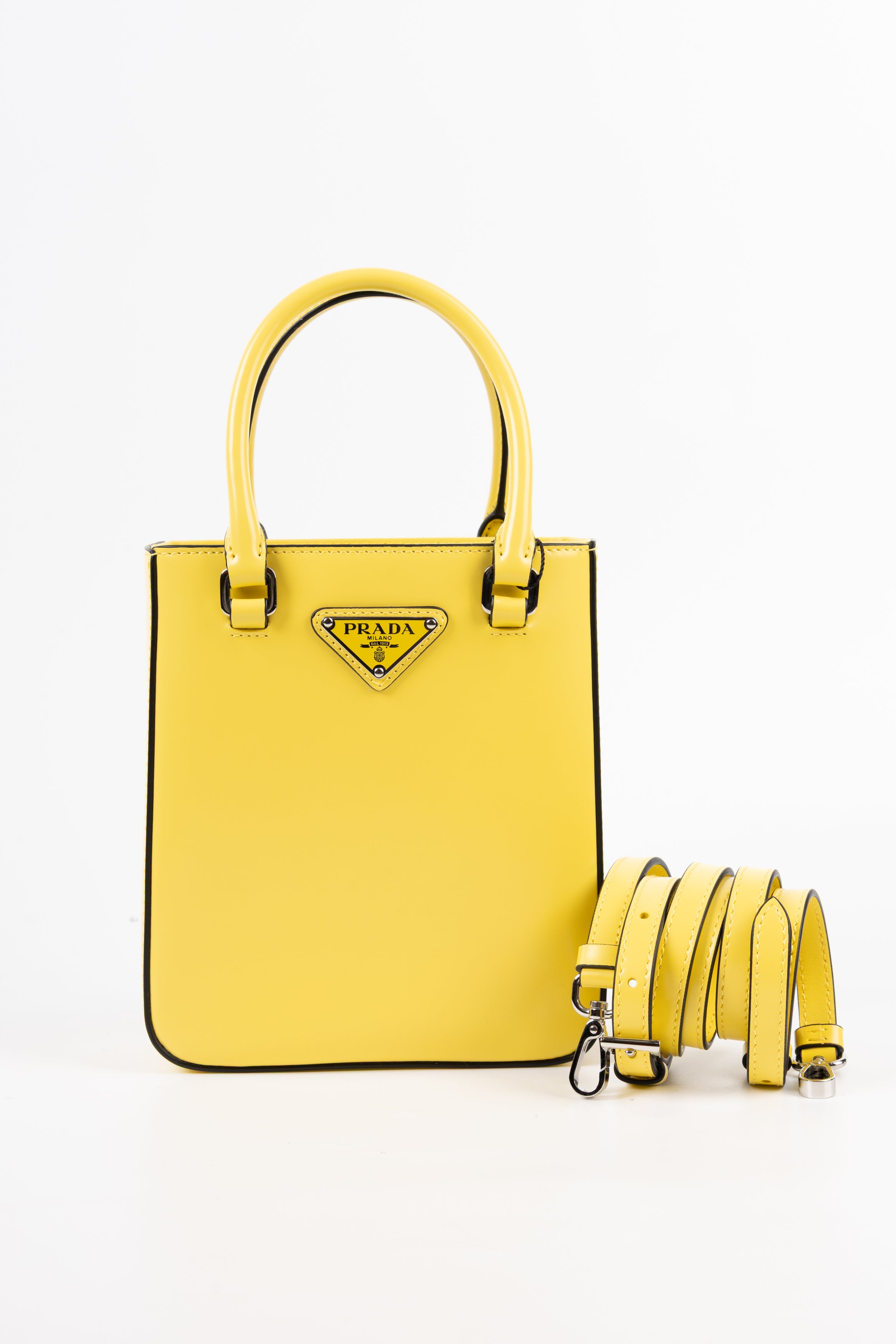 Prada Shopping Small Gialla
