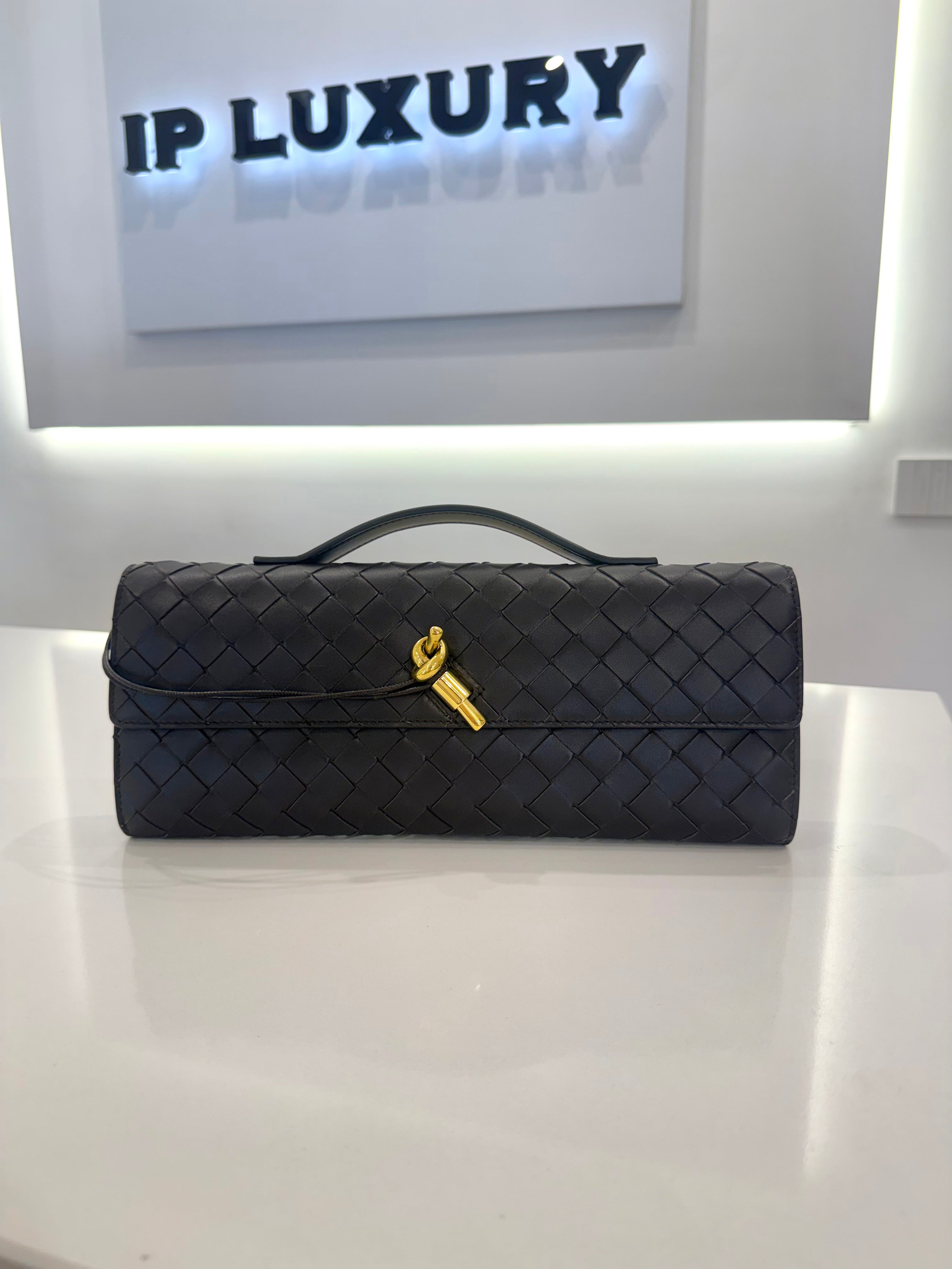 BOTTEGA VENETA ANDIAMO CLUTCH FONDANT