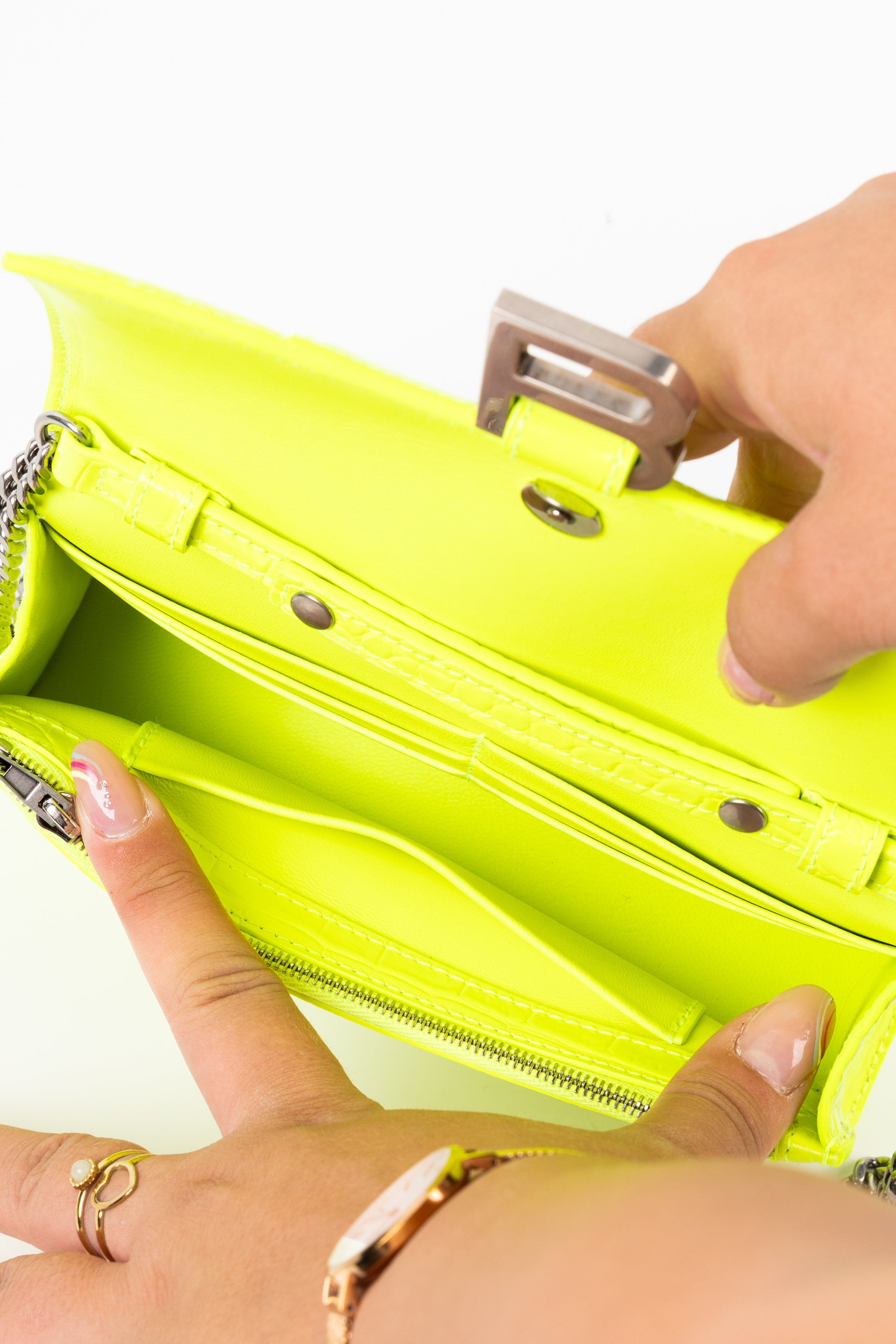 Balenciaga Hourglass Giallo Fluo