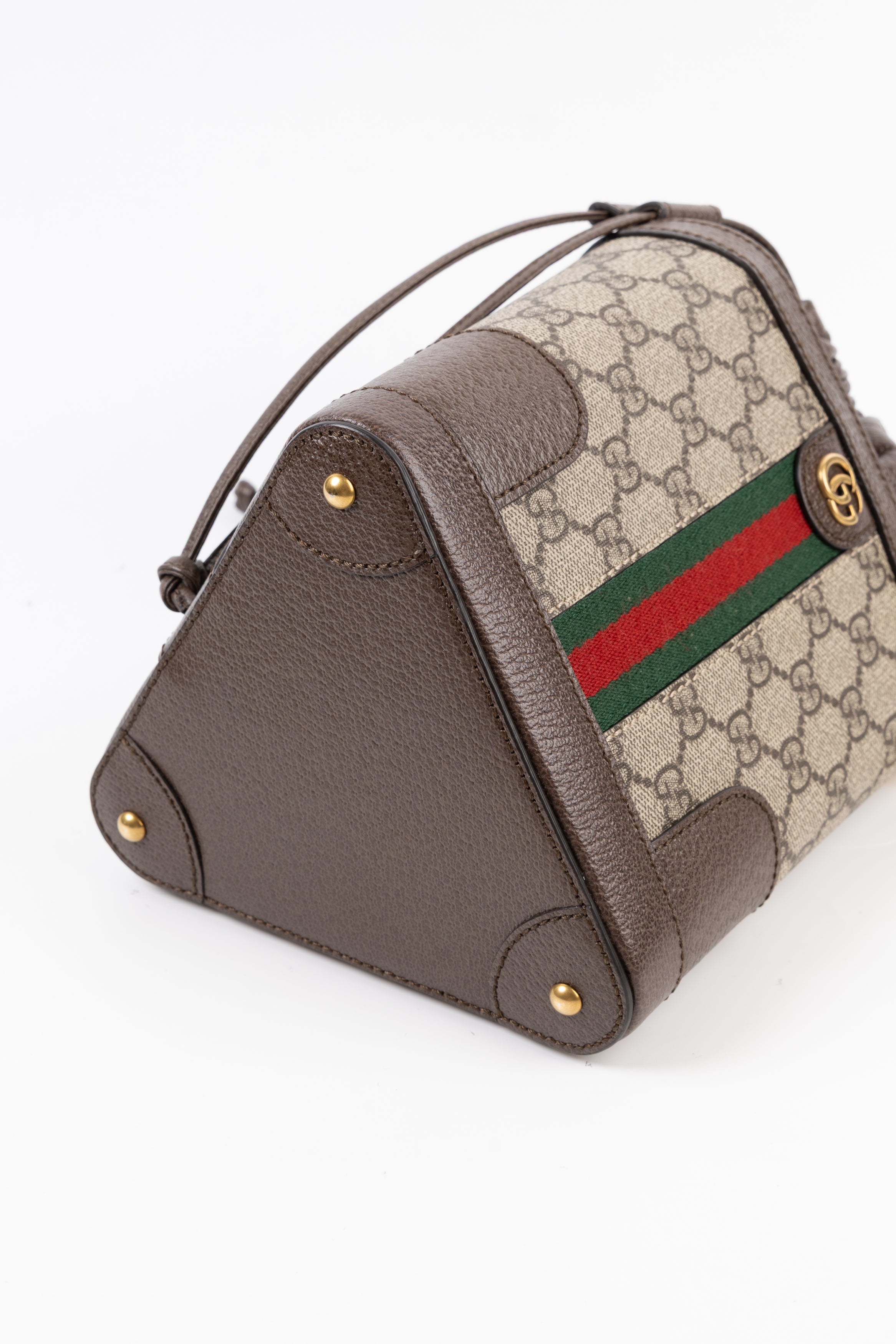 Gucci Secchiello Triangolo Ophidia GG