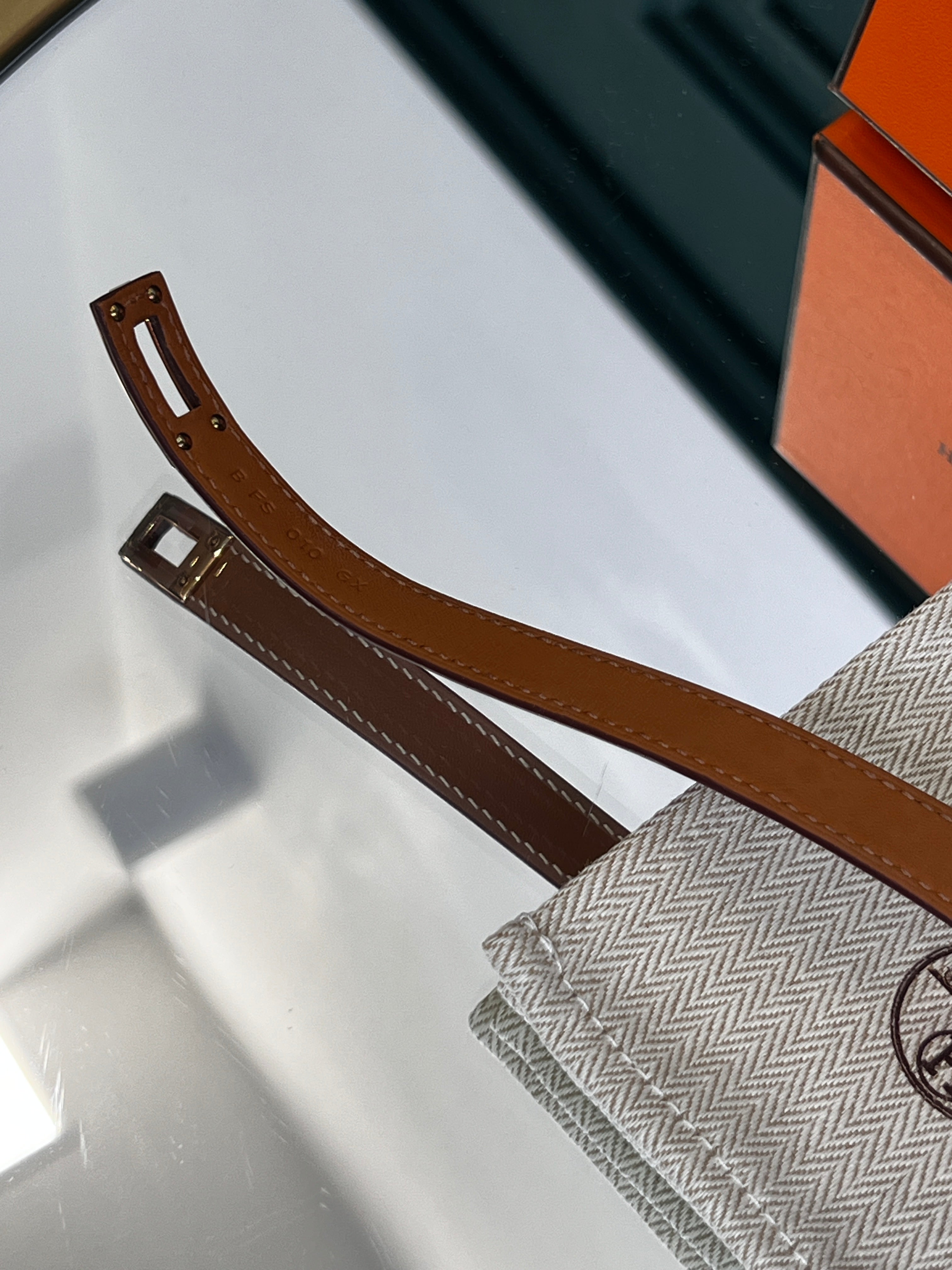 Hermés bracciale Kelly gold