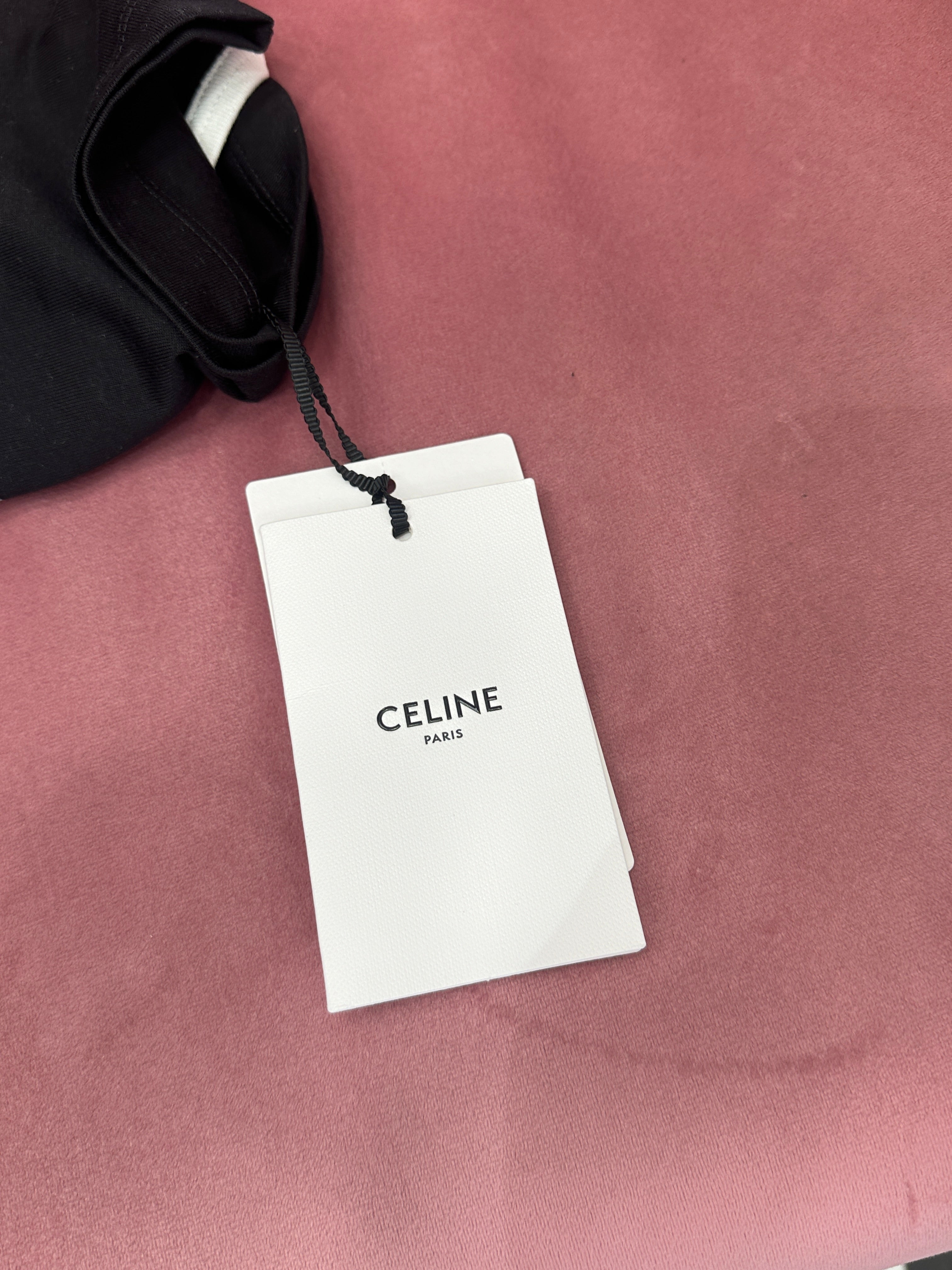 Celine Canotta XS Nero/Bianco