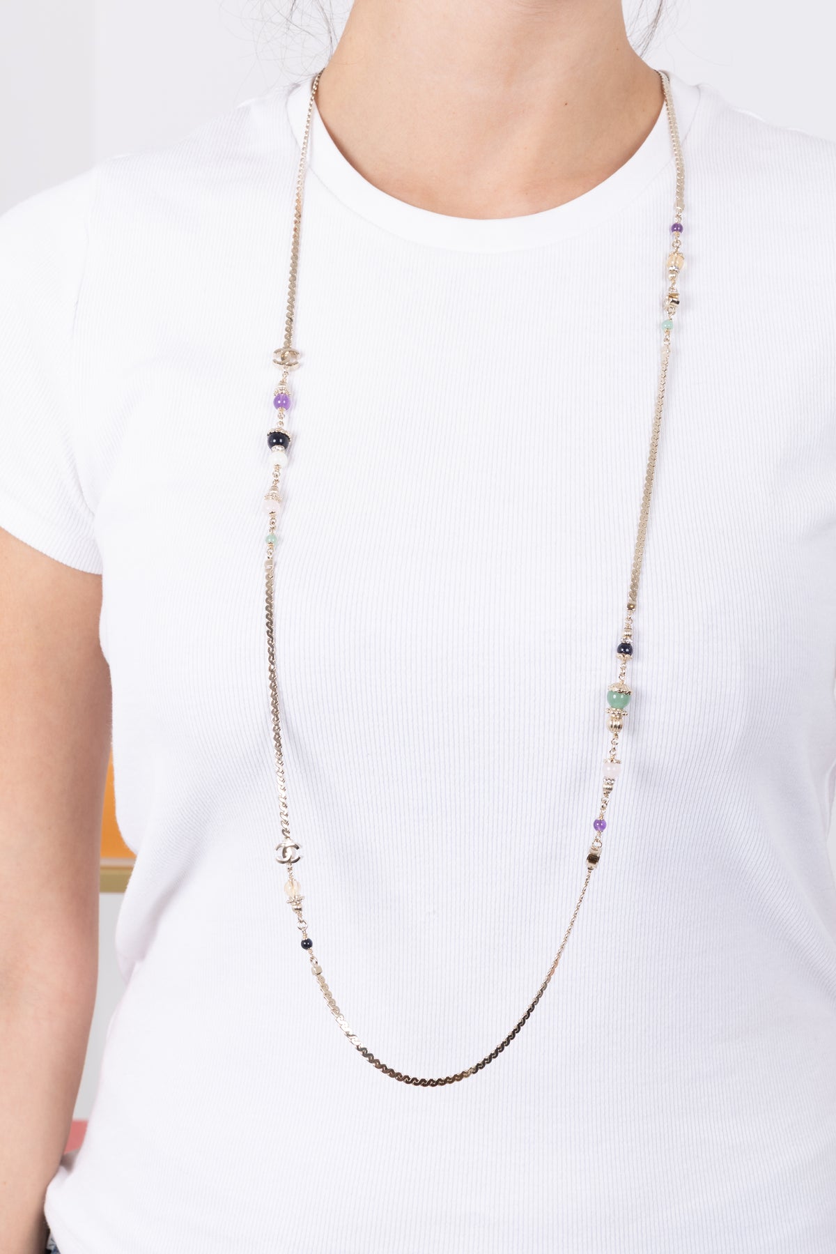 CHANEL LONG CHAIN CC
