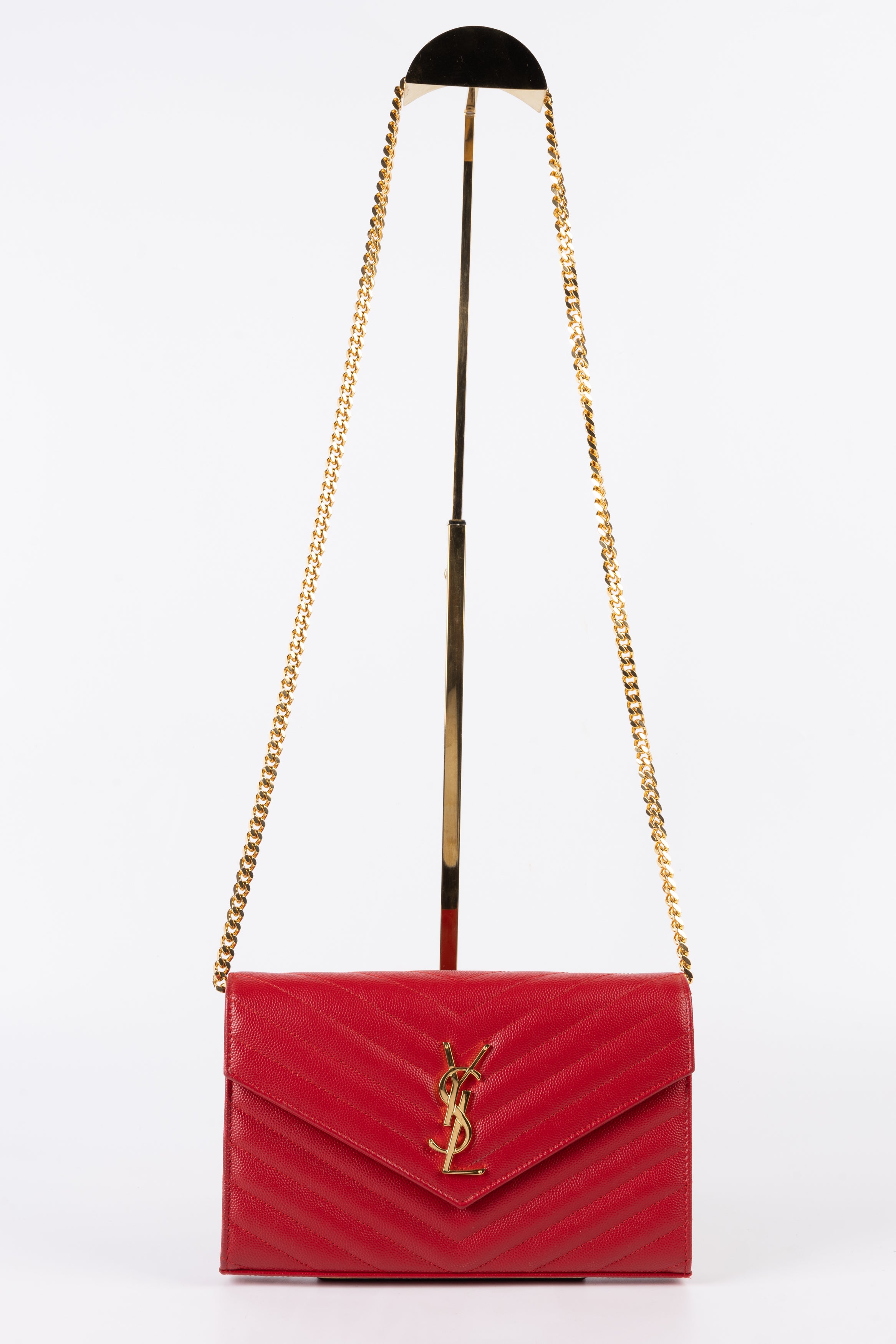 Saint Laurent  Pochette con Catena Cassandre