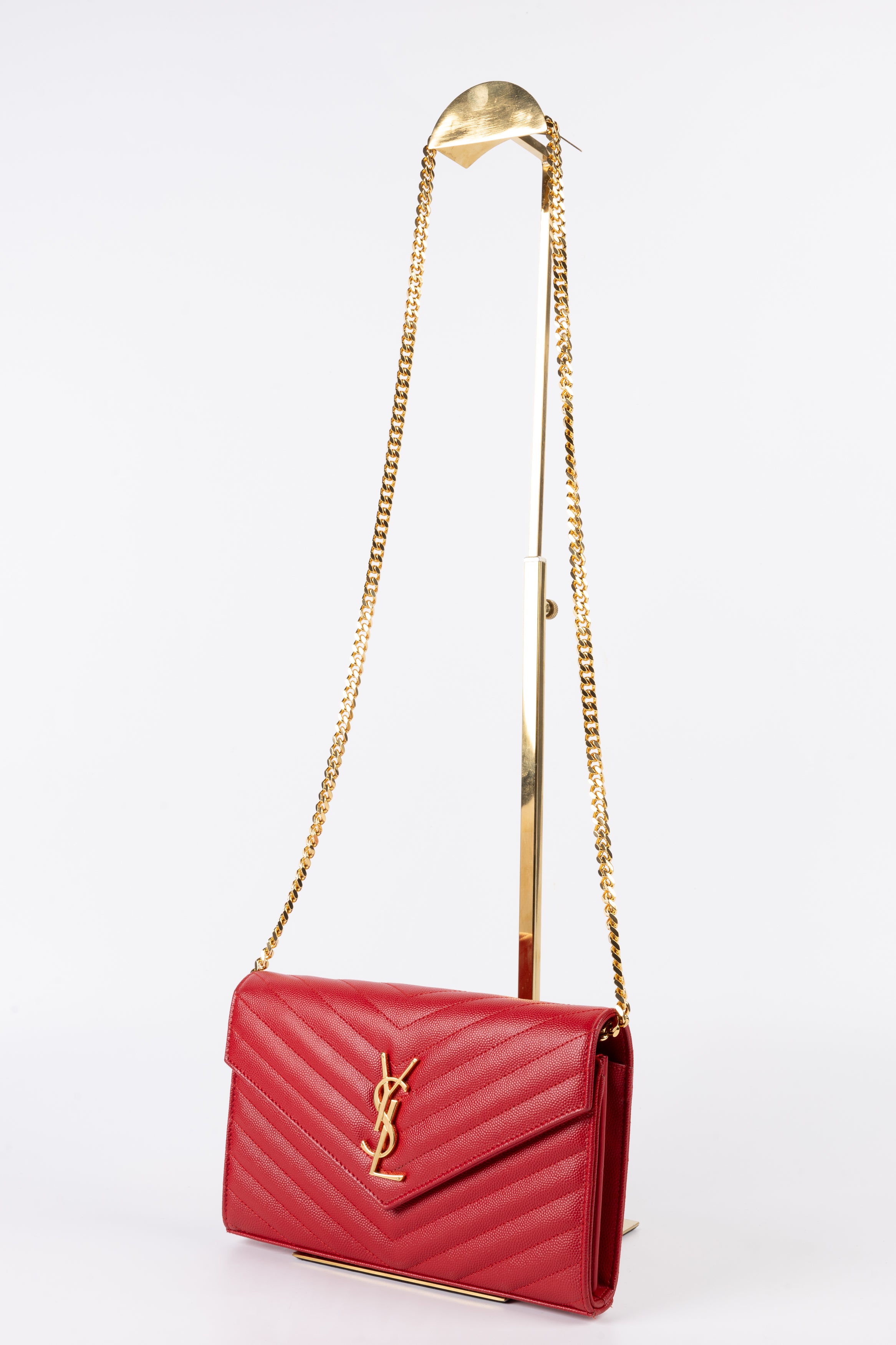 Saint Laurent  Pochette con Catena Cassandre