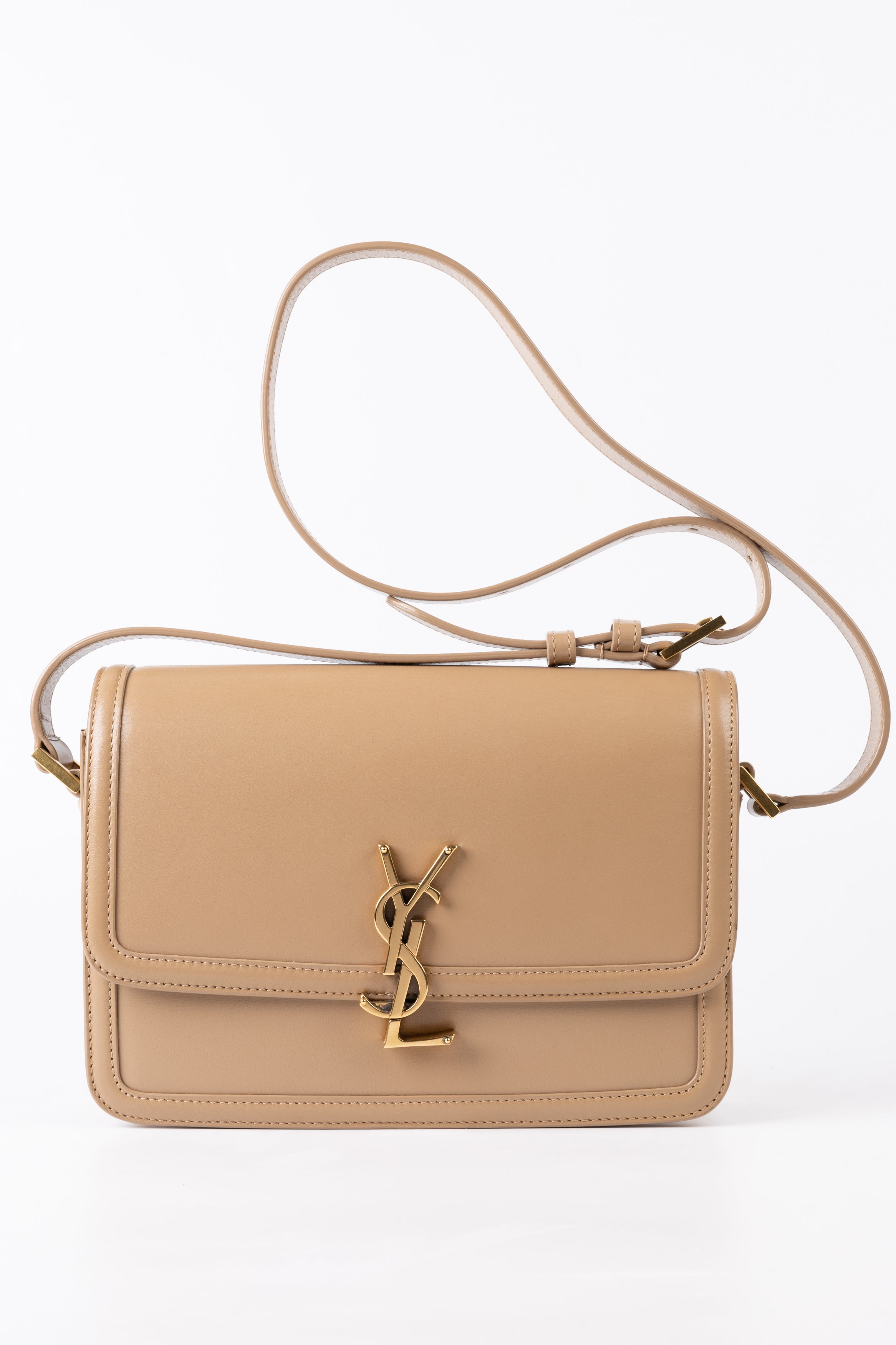 Saint Laurent Solferino Medium Beige