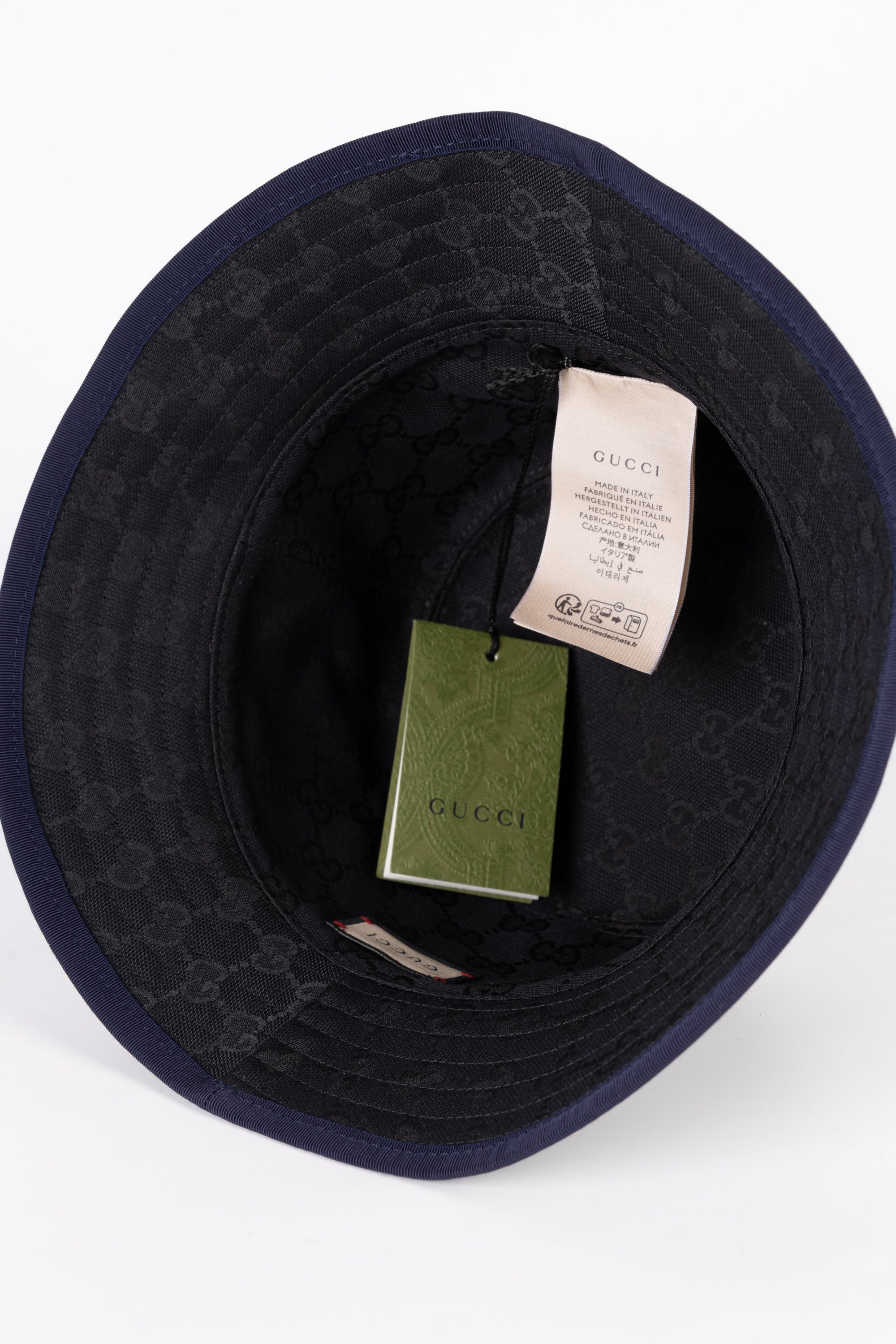 Gucci Cappello Blu in Cotone