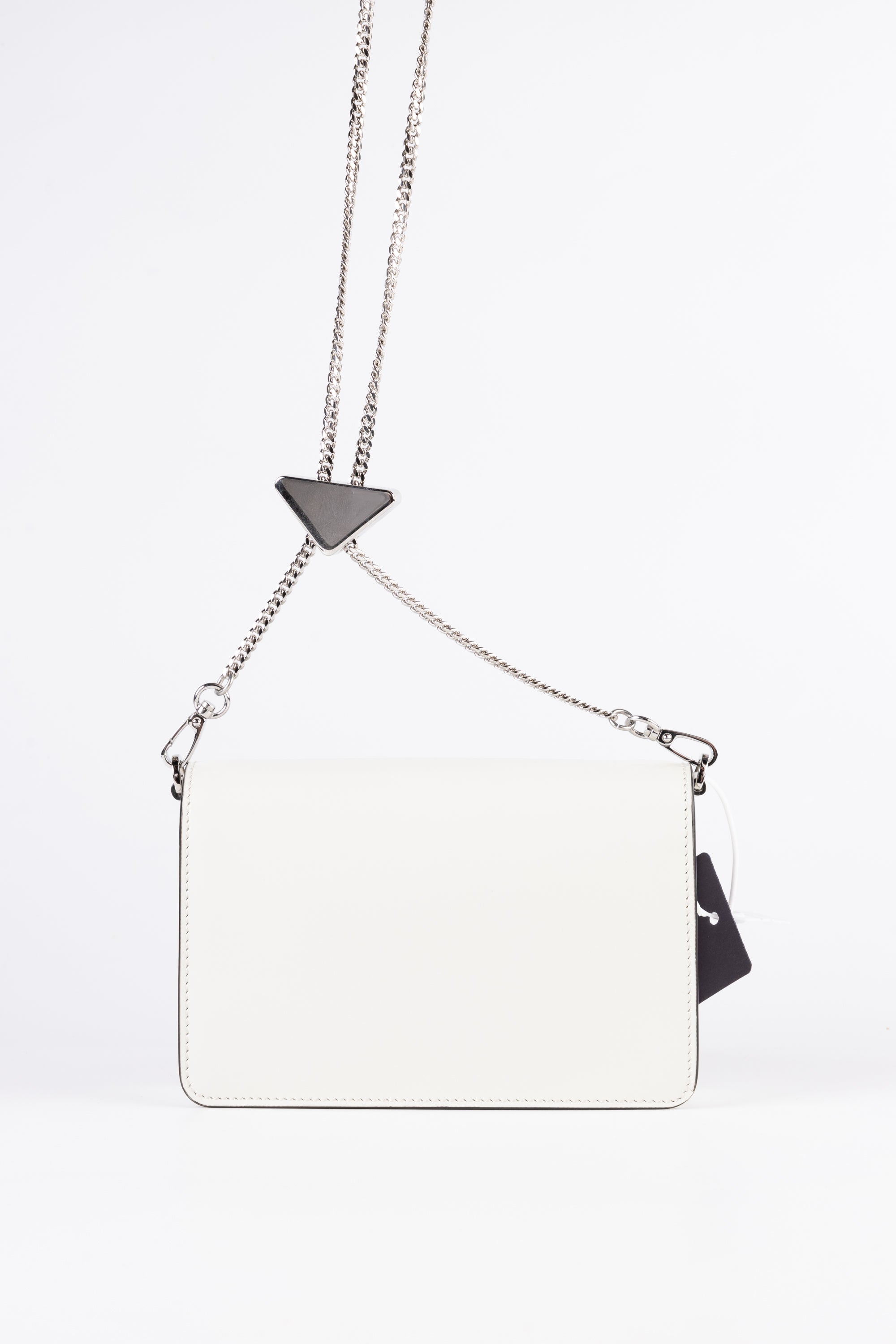 Prada Triangle Bag Bianca