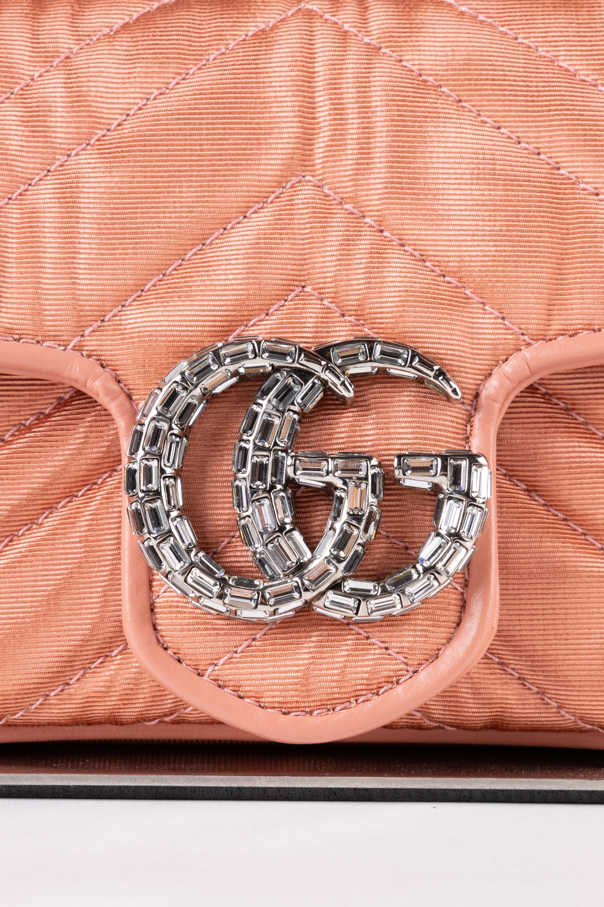 Gucci Crystal Mini Marmont Rosa